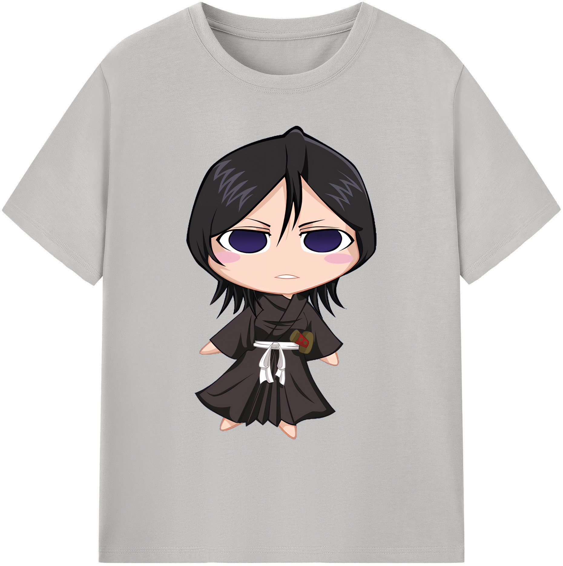 （画像用） ブリーチ 朽木ルキア BLEACH Kuchiki Rukia 綿100％ メンズ半袖Tシャツ｜肌触りやわらか＆通気性