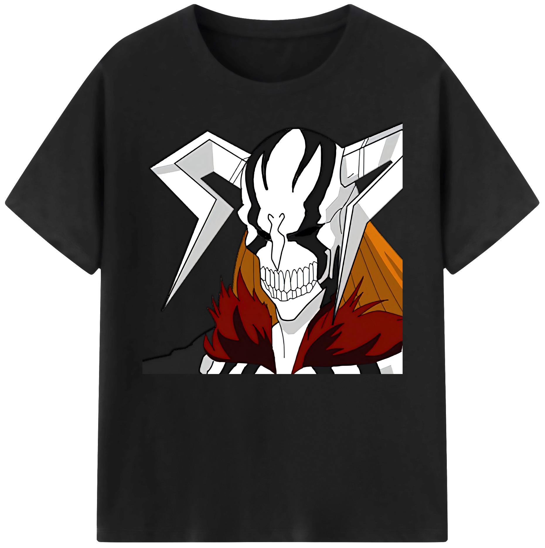 （画像用） ブリーチ 黒崎一護（くろさき いちご）BLEACH Kurosaki Ichigo 綿100％ メンズ半袖Tシャツ｜肌触りやわらか＆通気性