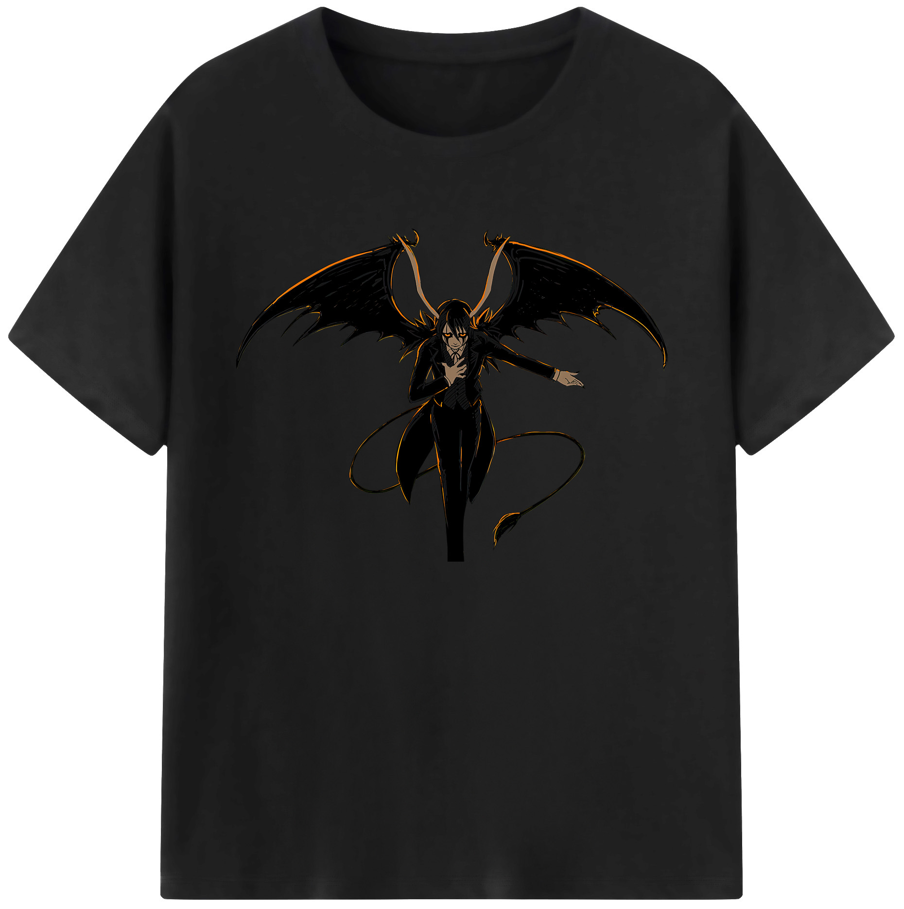 （画像用） ブリーチ ウルキオラ·シファー BLEACH Ulquiorra cifer 綿100％ メンズ半袖Tシャツ｜肌触りやわらか＆通気性