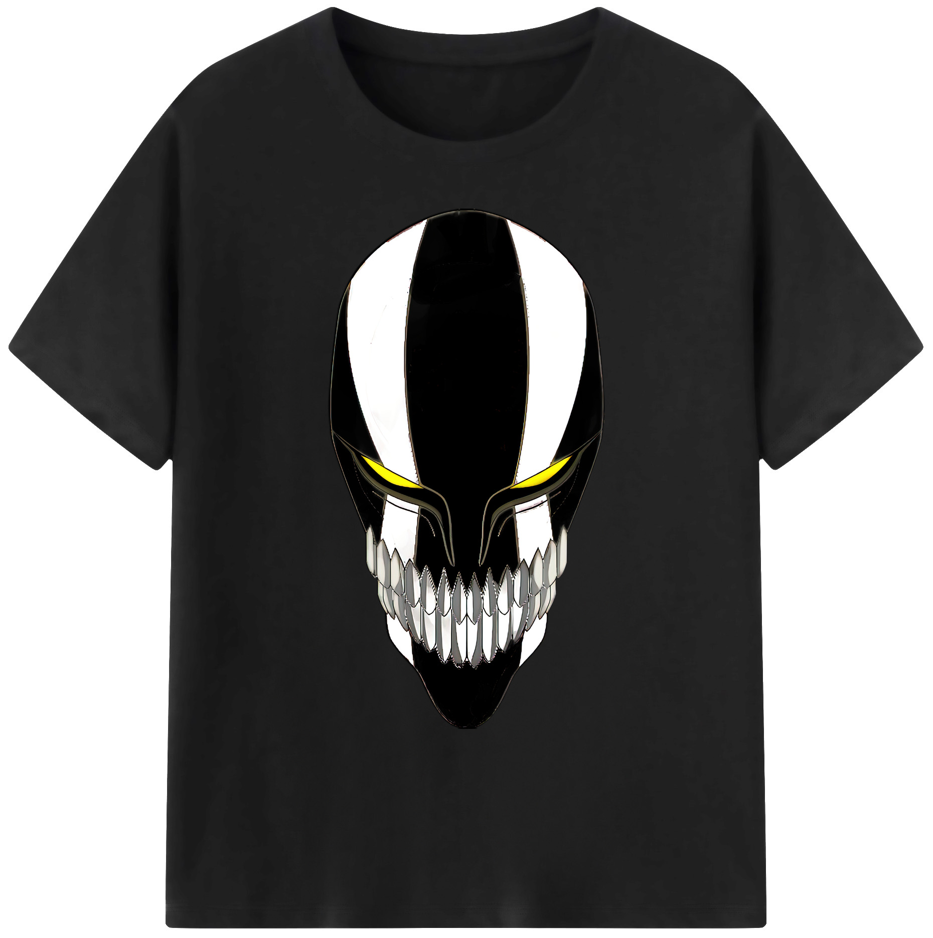 （画像用） ブリーチ 黒崎一護（くろさき いちご）BLEACH Kurosaki Ichigo 綿100％ メンズ半袖Tシャツ｜肌触りやわらか＆通気性