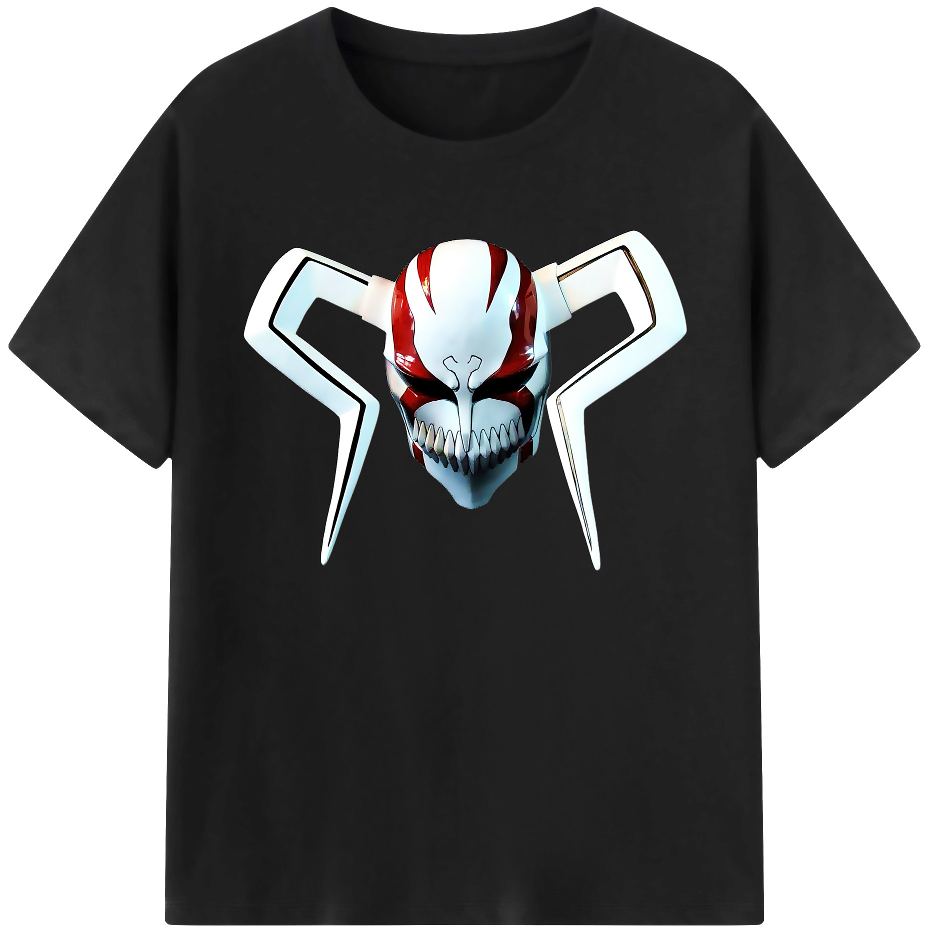 （画像用） ブリーチ 黒崎一護（くろさき いちご）BLEACH Kurosaki Ichigo 綿100％ メンズ半袖Tシャツ｜肌触りやわらか＆通気性