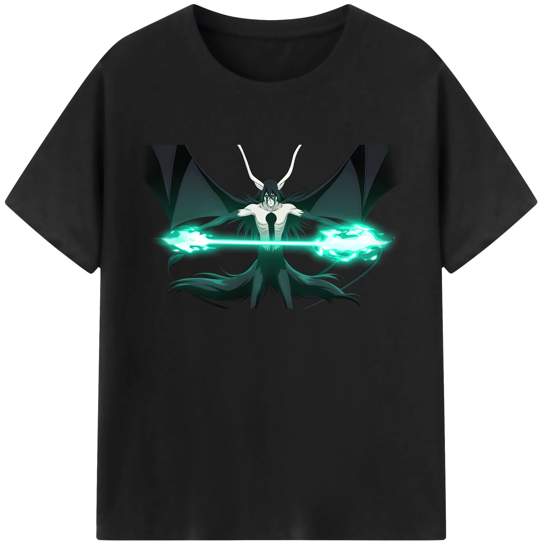 （画像用） ブリーチ ウルキオラ·シファー BLEACH Ulquiorra cifer 綿100％ メンズ半袖Tシャツ｜肌触りやわらか＆通気性