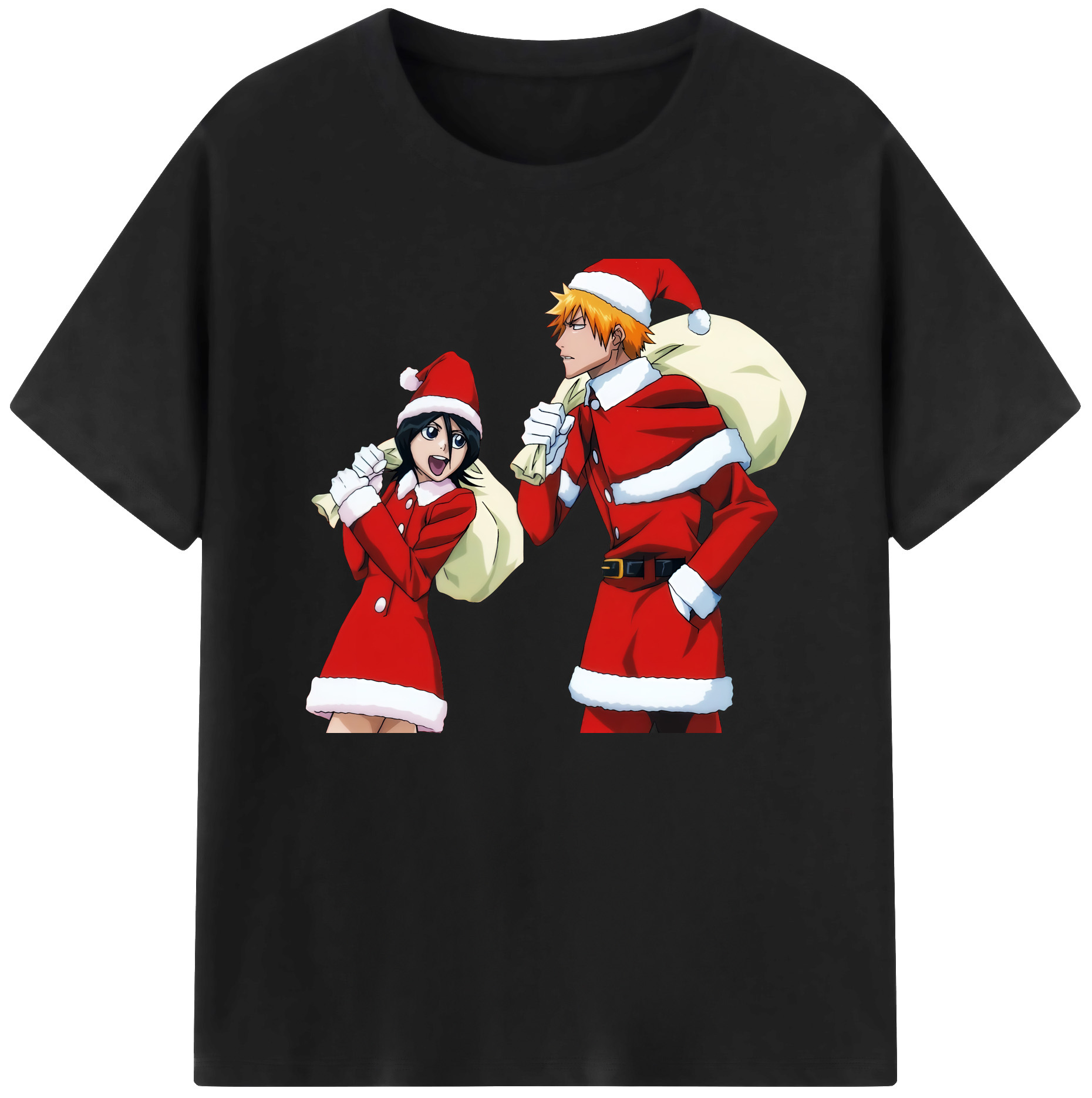 （画像用） ブリーチ 朽木ルキア BLEACH Kuchiki Rukia 綿100％ メンズ半袖Tシャツ｜肌触りやわらか＆通気性