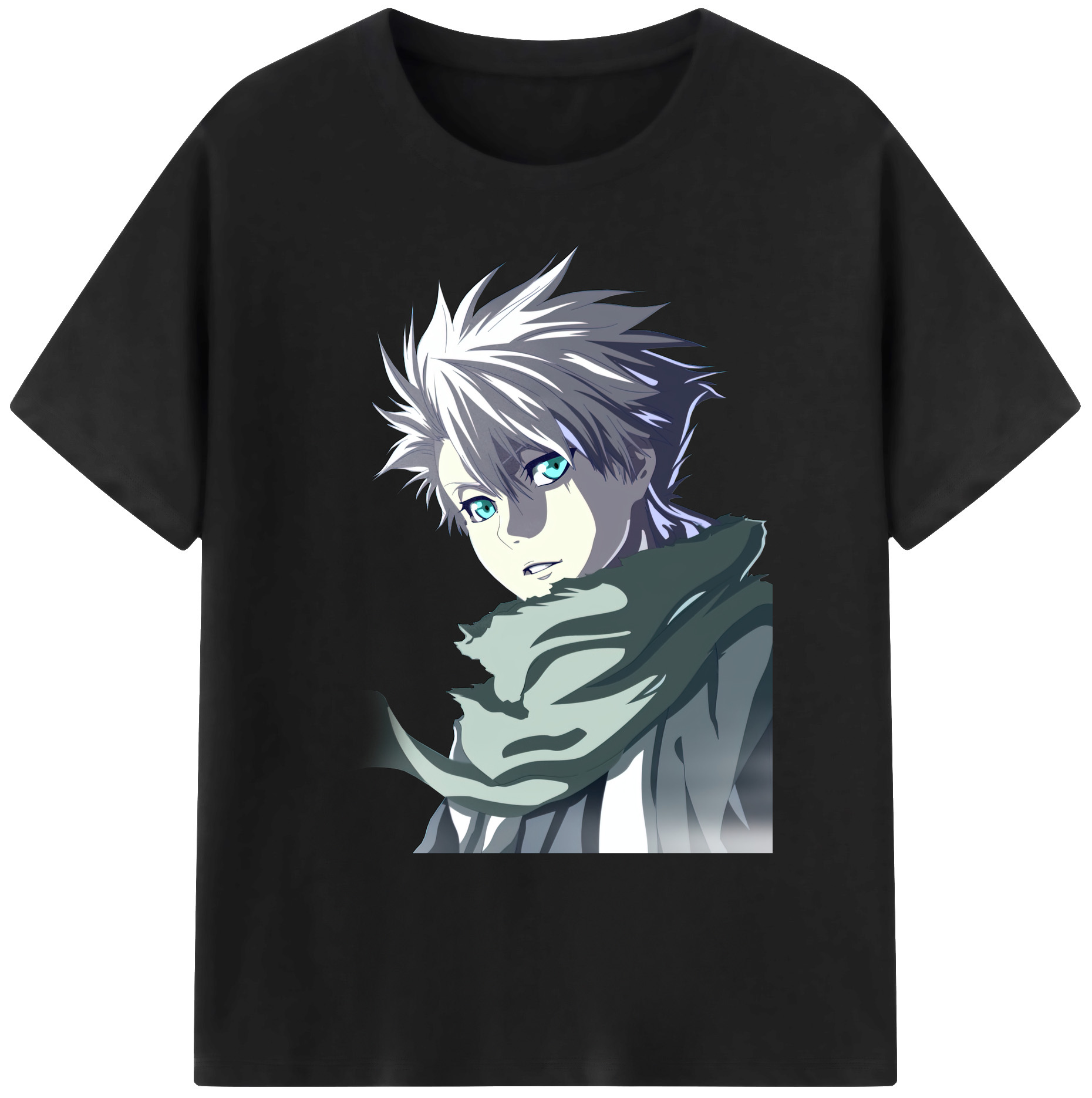 （画像用） ブリーチ 日番谷冬獅郎（ひつがや とうしろう） BLEACH Hitsugaya Toushirou 綿100％ メンズ半袖Tシャツ｜肌触りやわらか＆通気性