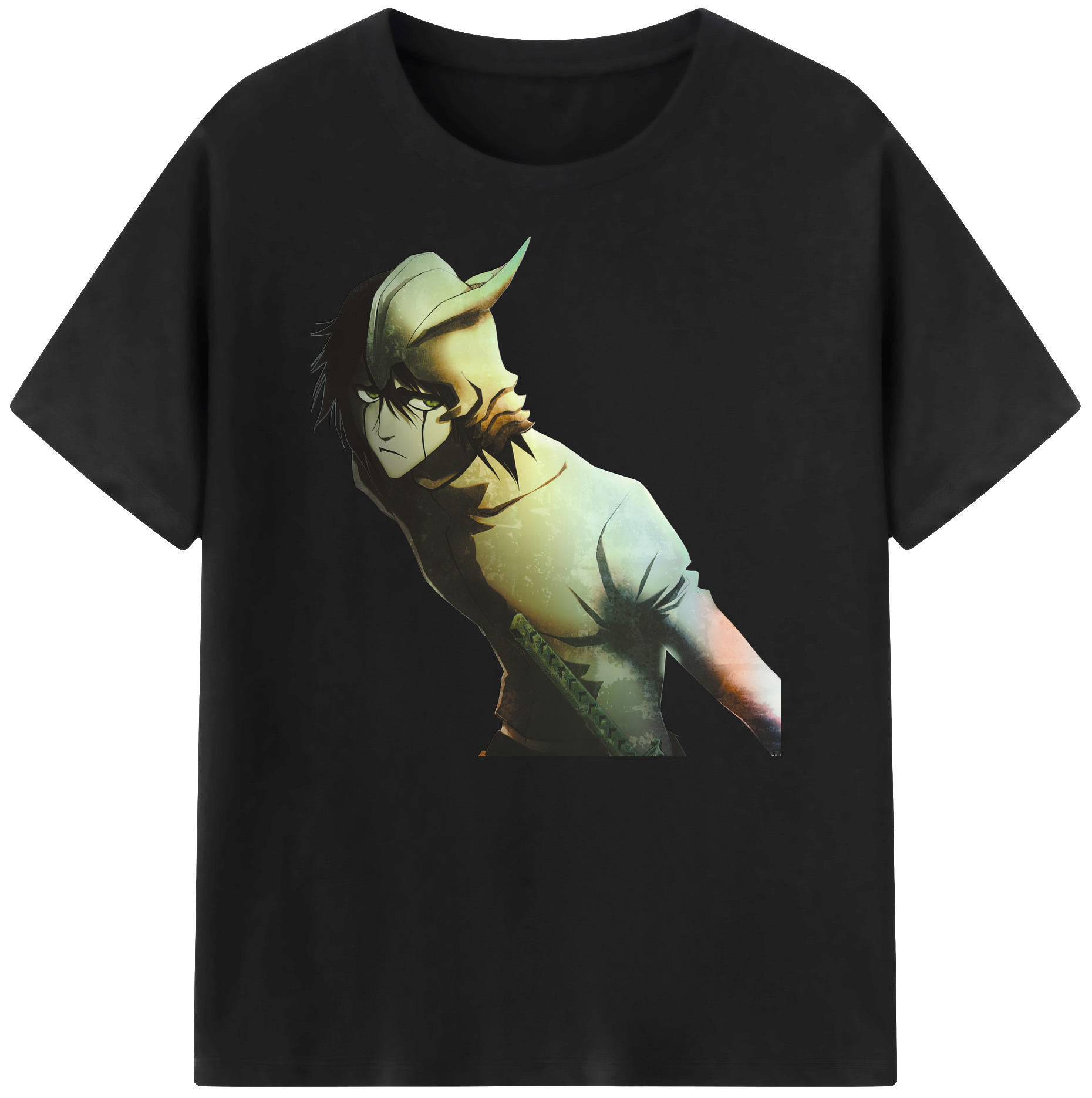 （画像用） ブリーチ ウルキオラ·シファー BLEACH Ulquiorra cifer 綿100％ メンズ半袖Tシャツ｜肌触りやわらか＆通気性