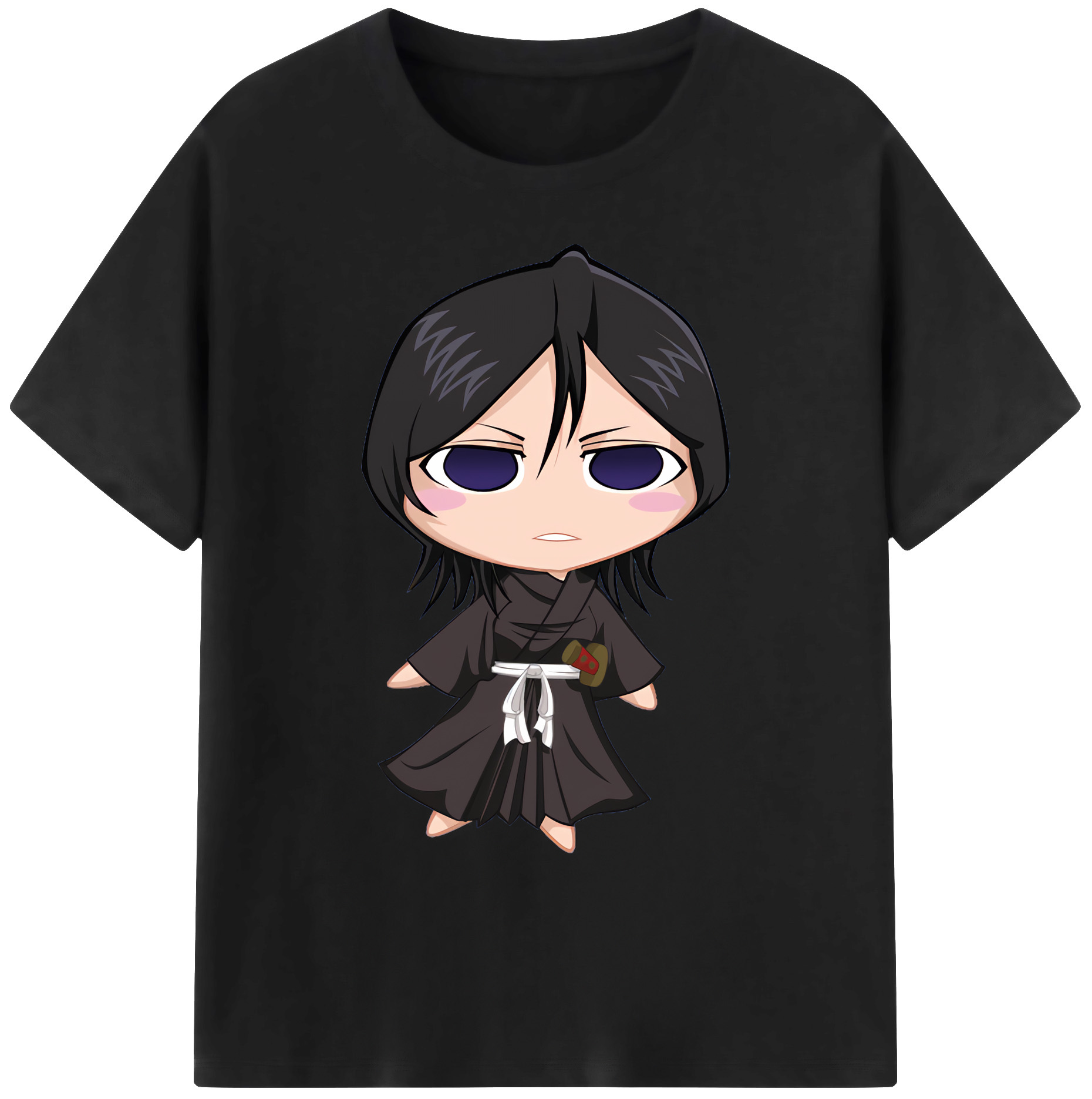 （画像用） ブリーチ 朽木ルキア BLEACH Kuchiki Rukia 綿100％ メンズ半袖Tシャツ｜肌触りやわらか＆通気性