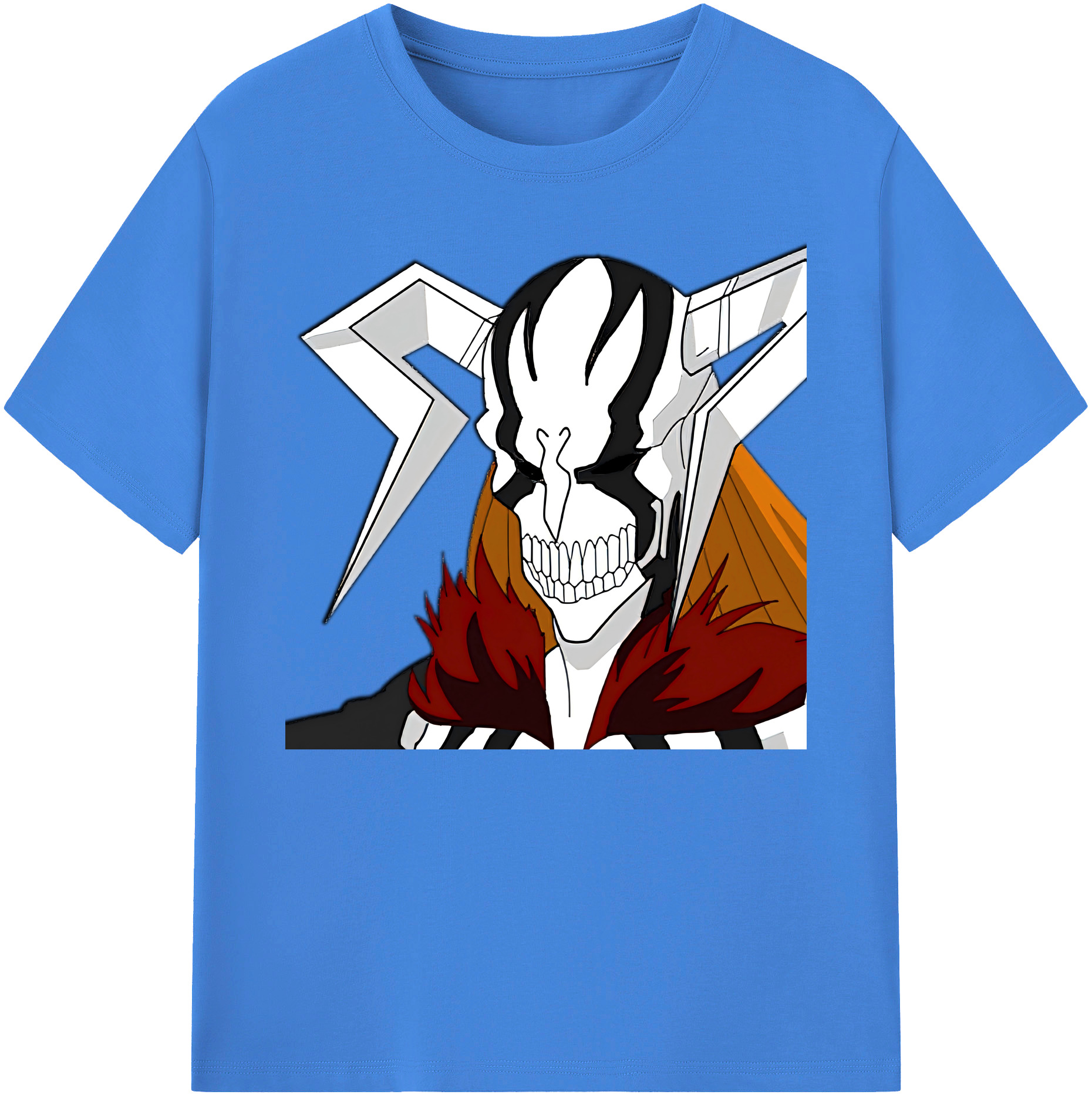 （画像用） ブリーチ 黒崎一護（くろさき いちご）BLEACH Kurosaki Ichigo 綿100％ メンズ半袖Tシャツ｜肌触りやわらか＆通気性