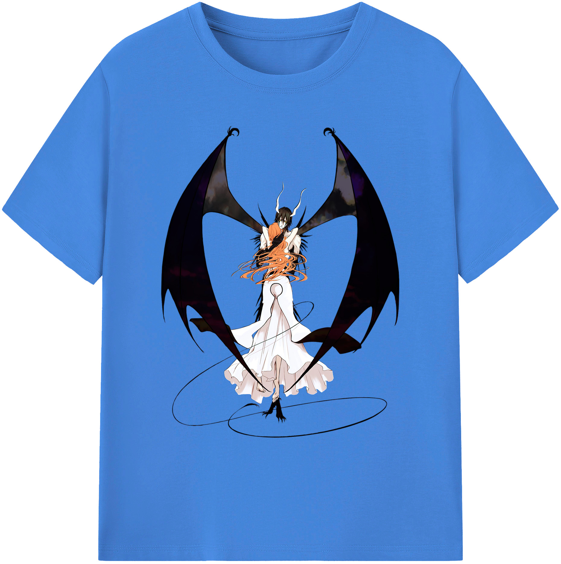 （画像用） ブリーチ ウルキオラ·シファー BLEACH Ulquiorra cifer 綿100％ メンズ半袖Tシャツ｜肌触りやわらか＆通気性