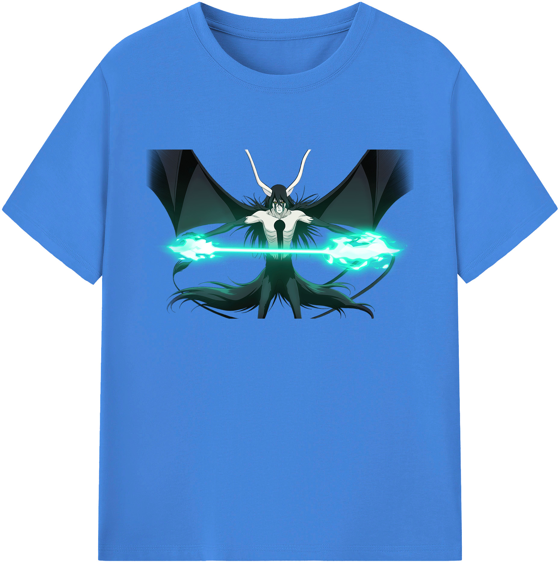 （画像用） ブリーチ ウルキオラ·シファー BLEACH Ulquiorra cifer 綿100％ メンズ半袖Tシャツ｜肌触りやわらか＆通気性