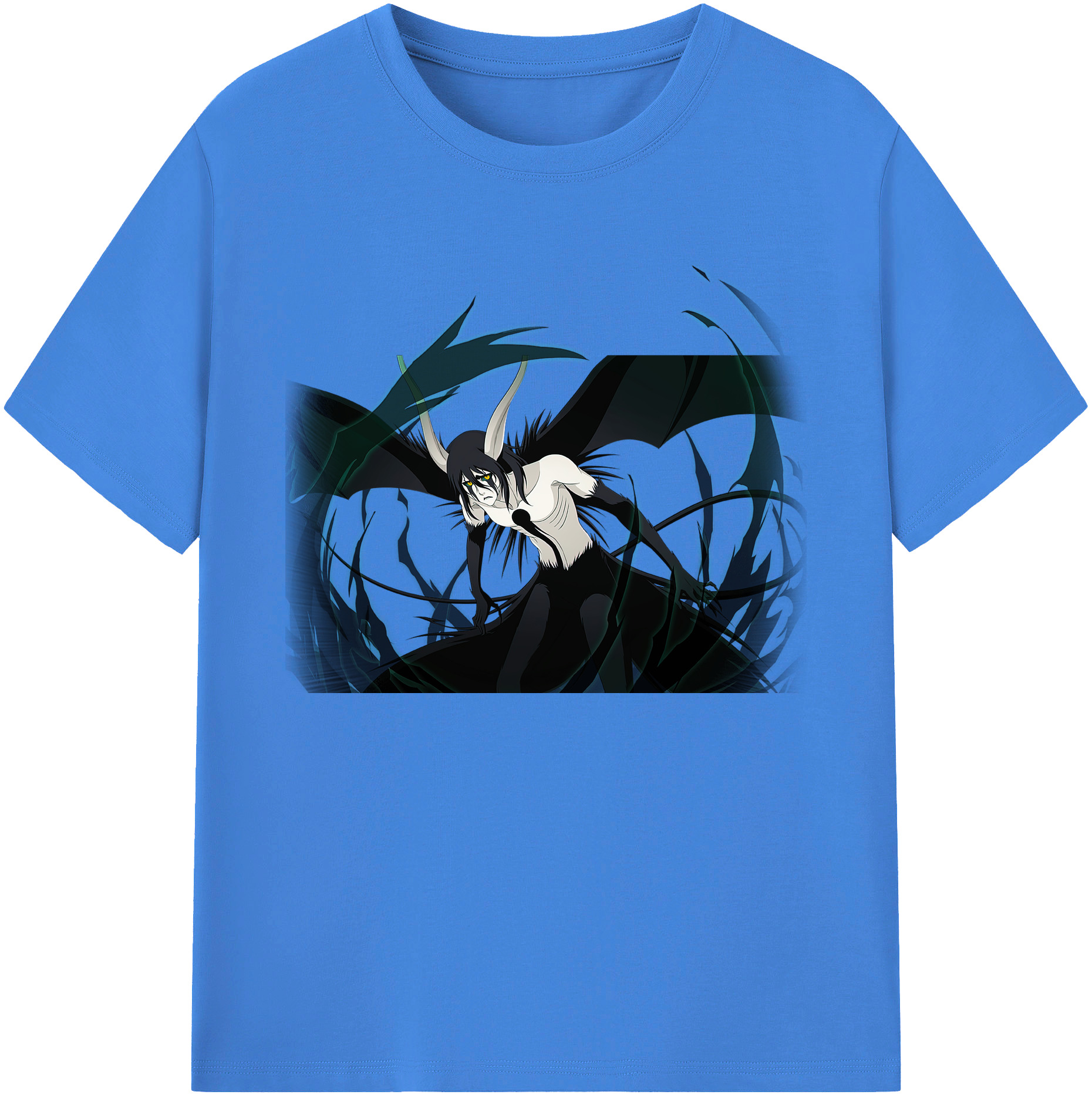（画像用） ブリーチ ウルキオラ·シファー BLEACH Ulquiorra cifer 綿100％ メンズ半袖Tシャツ｜肌触りやわらか＆通気性