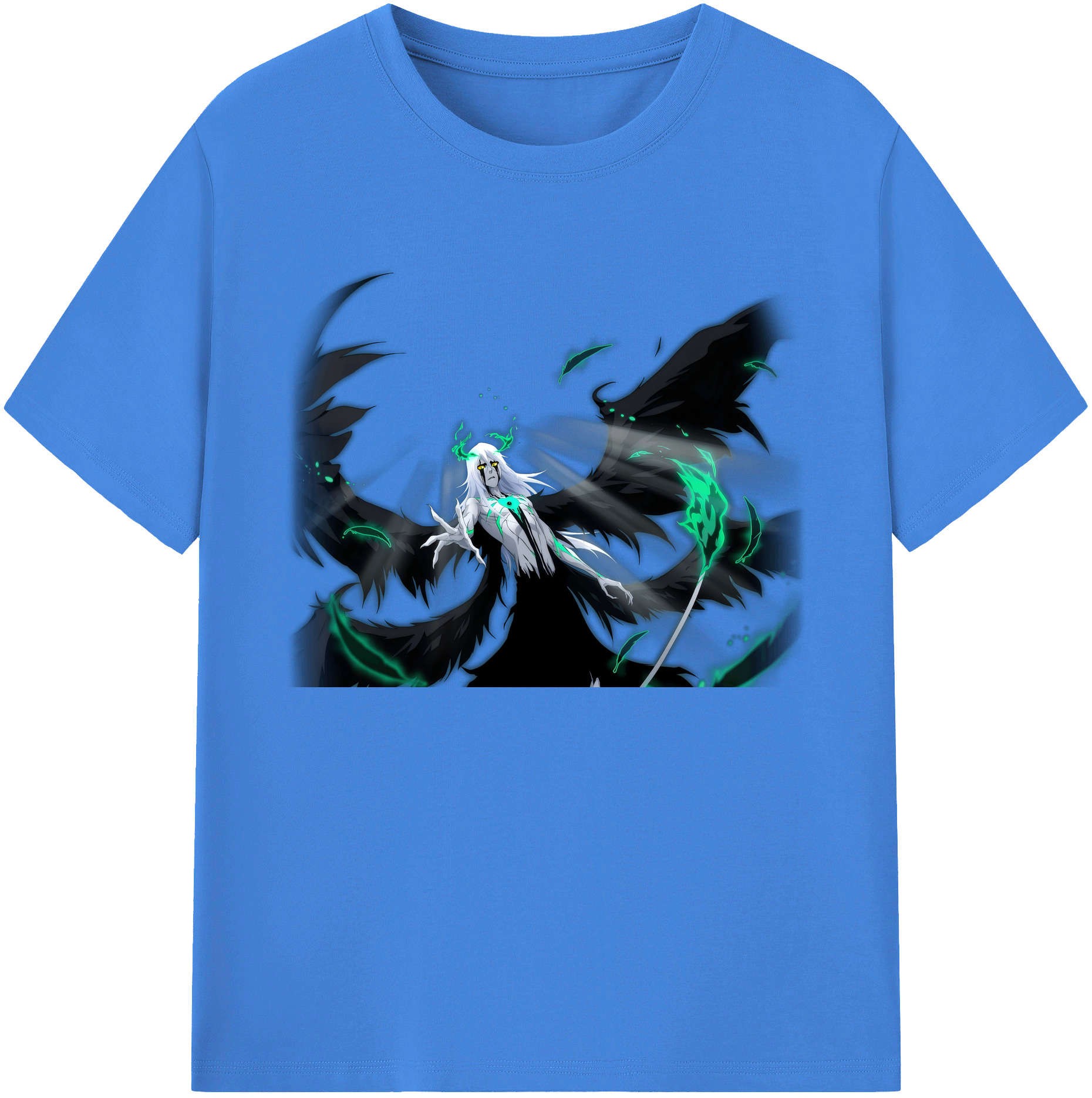 （画像用） ブリーチ ウルキオラ·シファー BLEACH Ulquiorra cifer 綿100％ メンズ半袖Tシャツ｜肌触りやわらか＆通気性