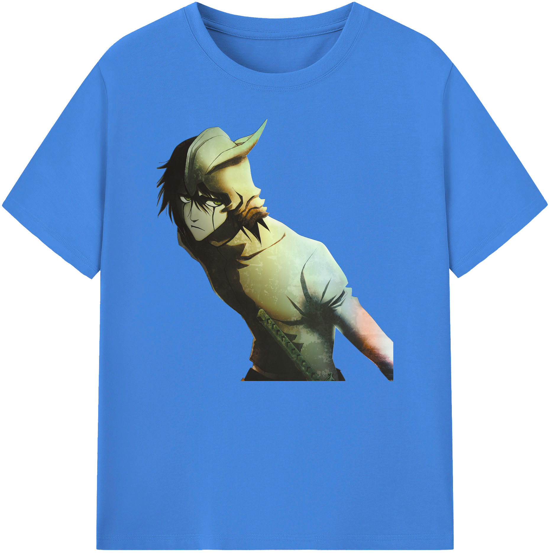（画像用） ブリーチ ウルキオラ·シファー BLEACH Ulquiorra cifer 綿100％ メンズ半袖Tシャツ｜肌触りやわらか＆通気性