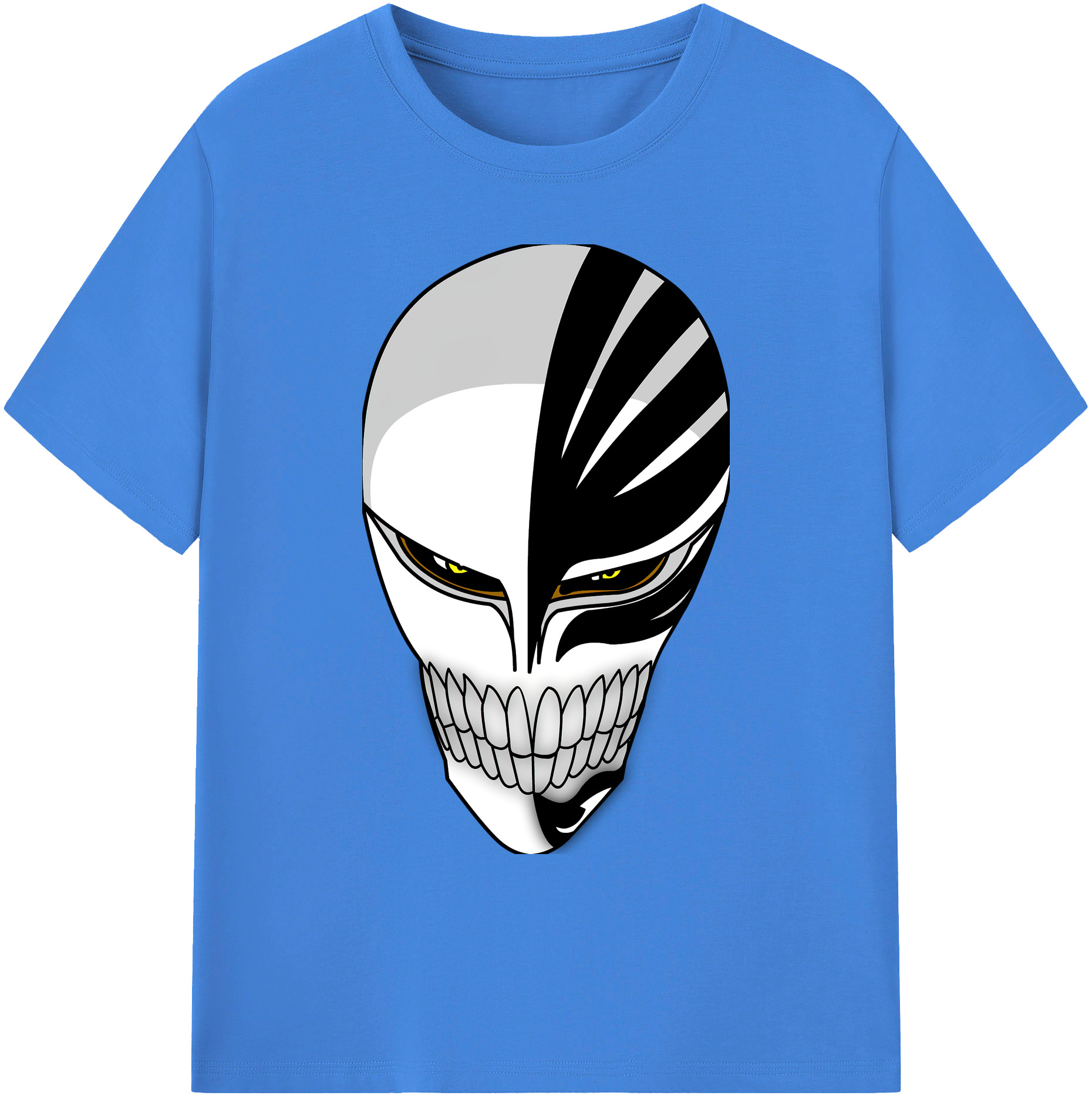 （画像用） ブリーチ 黒崎一護（くろさき いちご）BLEACH Kurosaki Ichigo 綿100％ メンズ半袖Tシャツ｜肌触りやわらか＆通気性