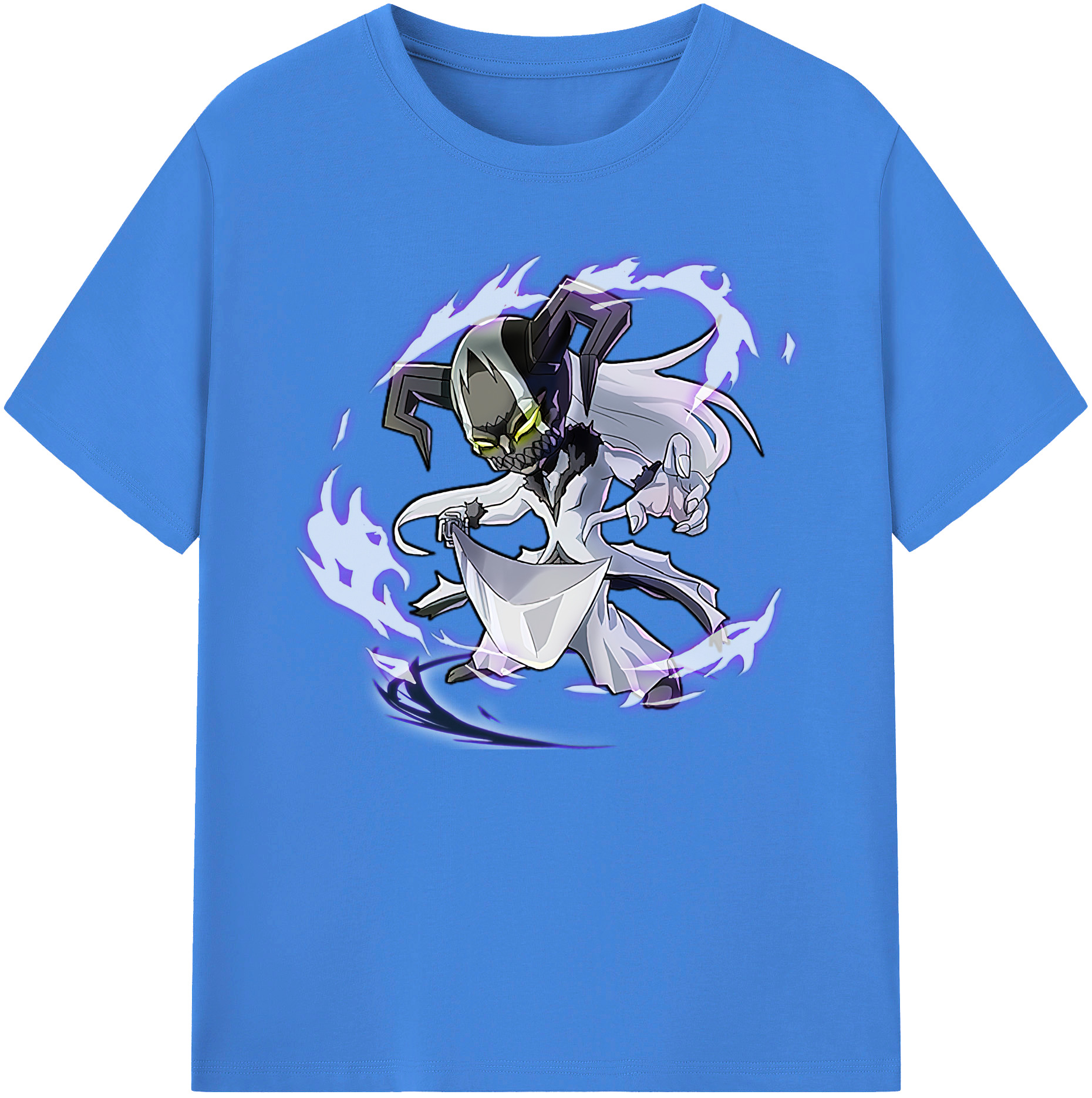 （画像用） ブリーチ 黒崎一護（くろさき いちご）BLEACH Kurosaki Ichigo 綿100％ メンズ半袖Tシャツ｜肌触りやわらか＆通気性