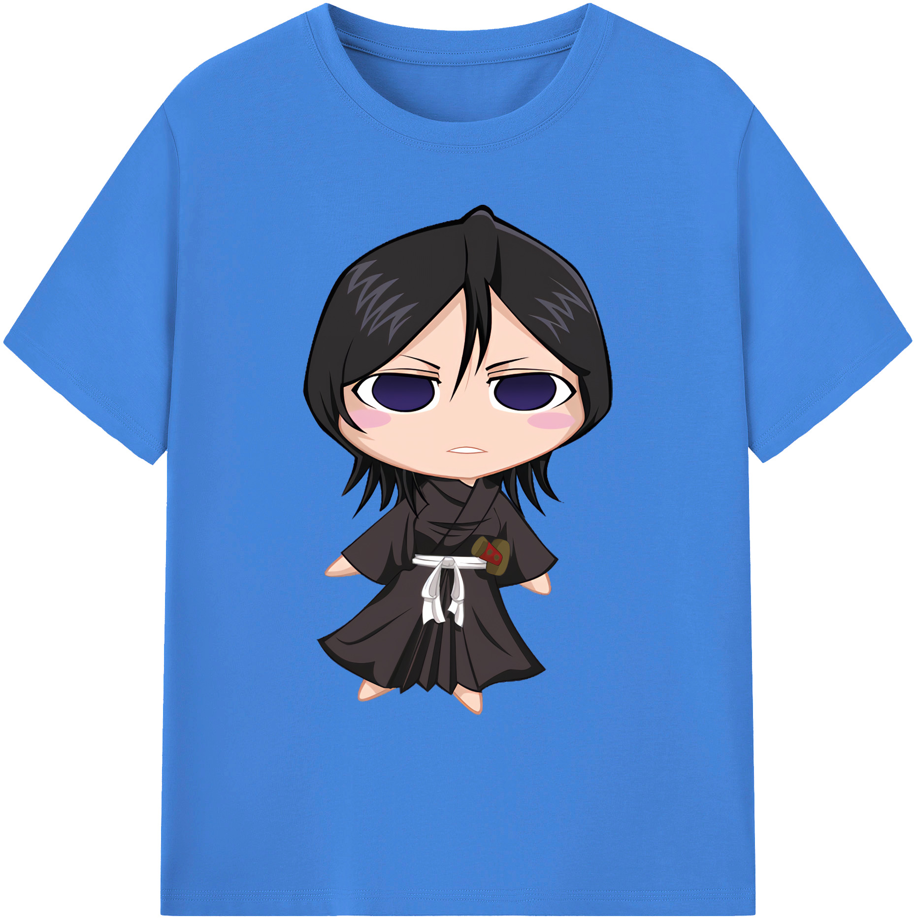 （画像用） ブリーチ 朽木ルキア BLEACH Kuchiki Rukia 綿100％ メンズ半袖Tシャツ｜肌触りやわらか＆通気性