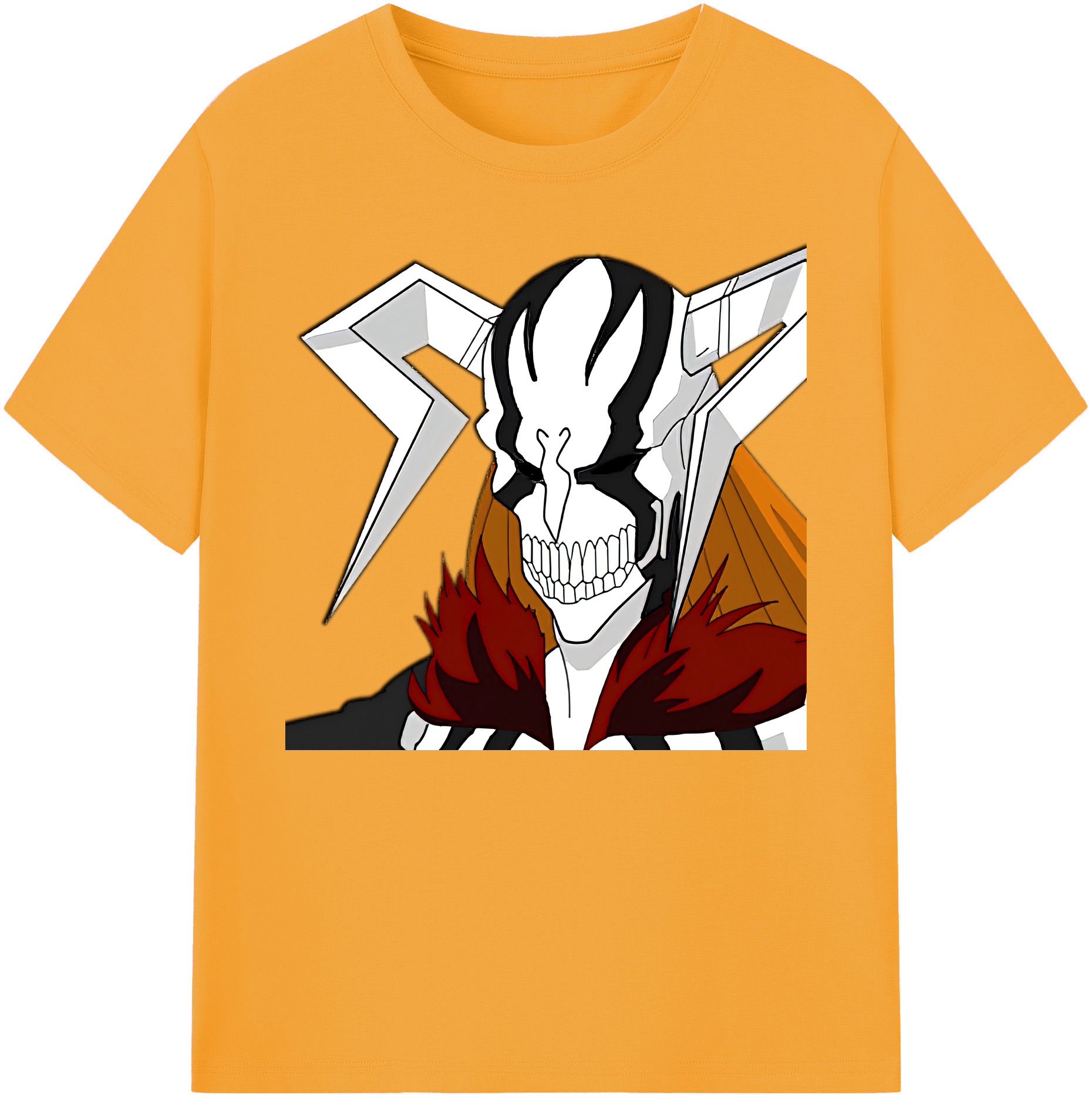 （画像用） ブリーチ 黒崎一護（くろさき いちご）BLEACH Kurosaki Ichigo 綿100％ メンズ半袖Tシャツ｜肌触りやわらか＆通気性