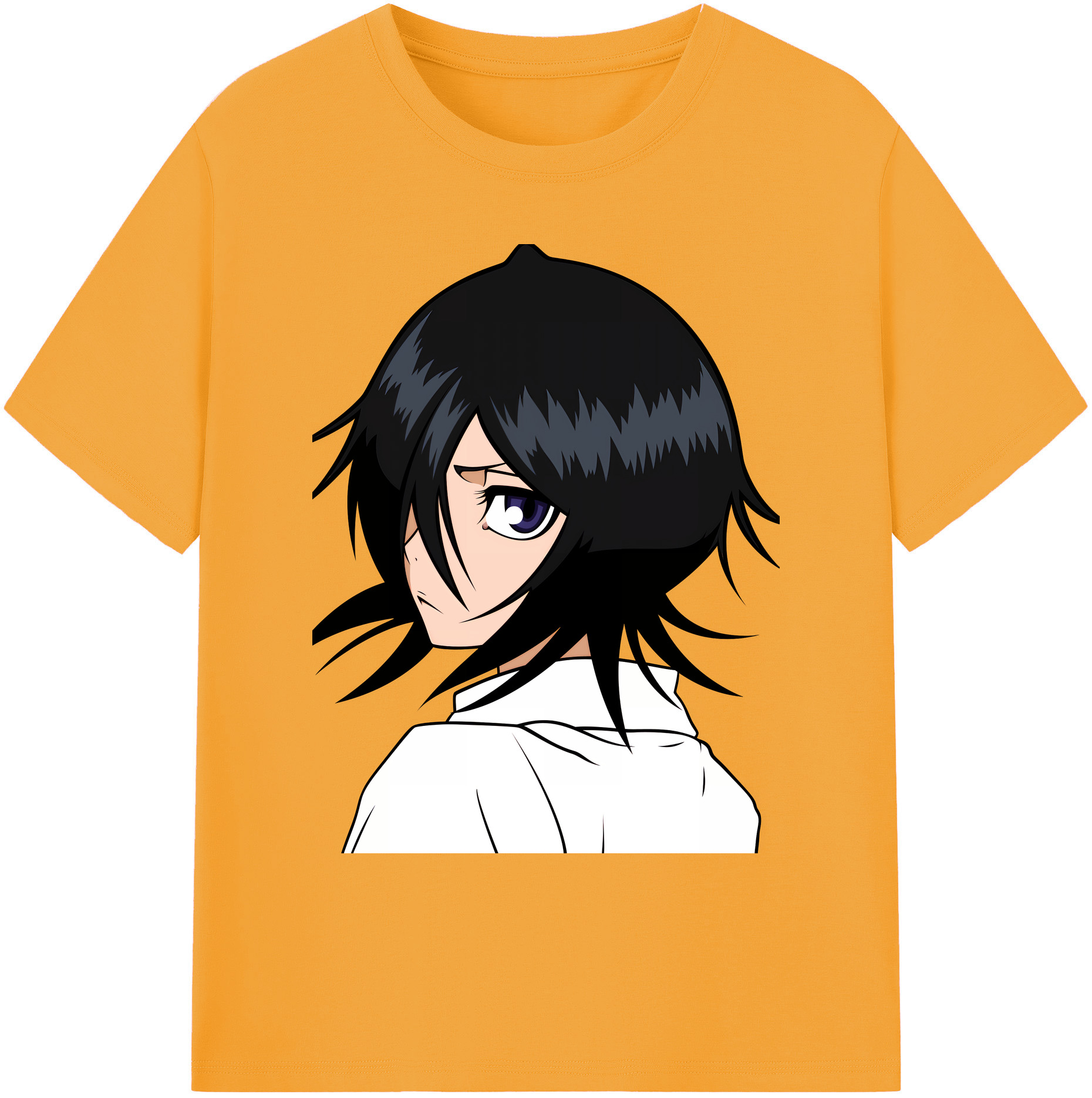 （画像用） ブリーチ 朽木ルキア BLEACH Kuchiki Rukia 綿100％ メンズ半袖Tシャツ｜肌触りやわらか＆通気性