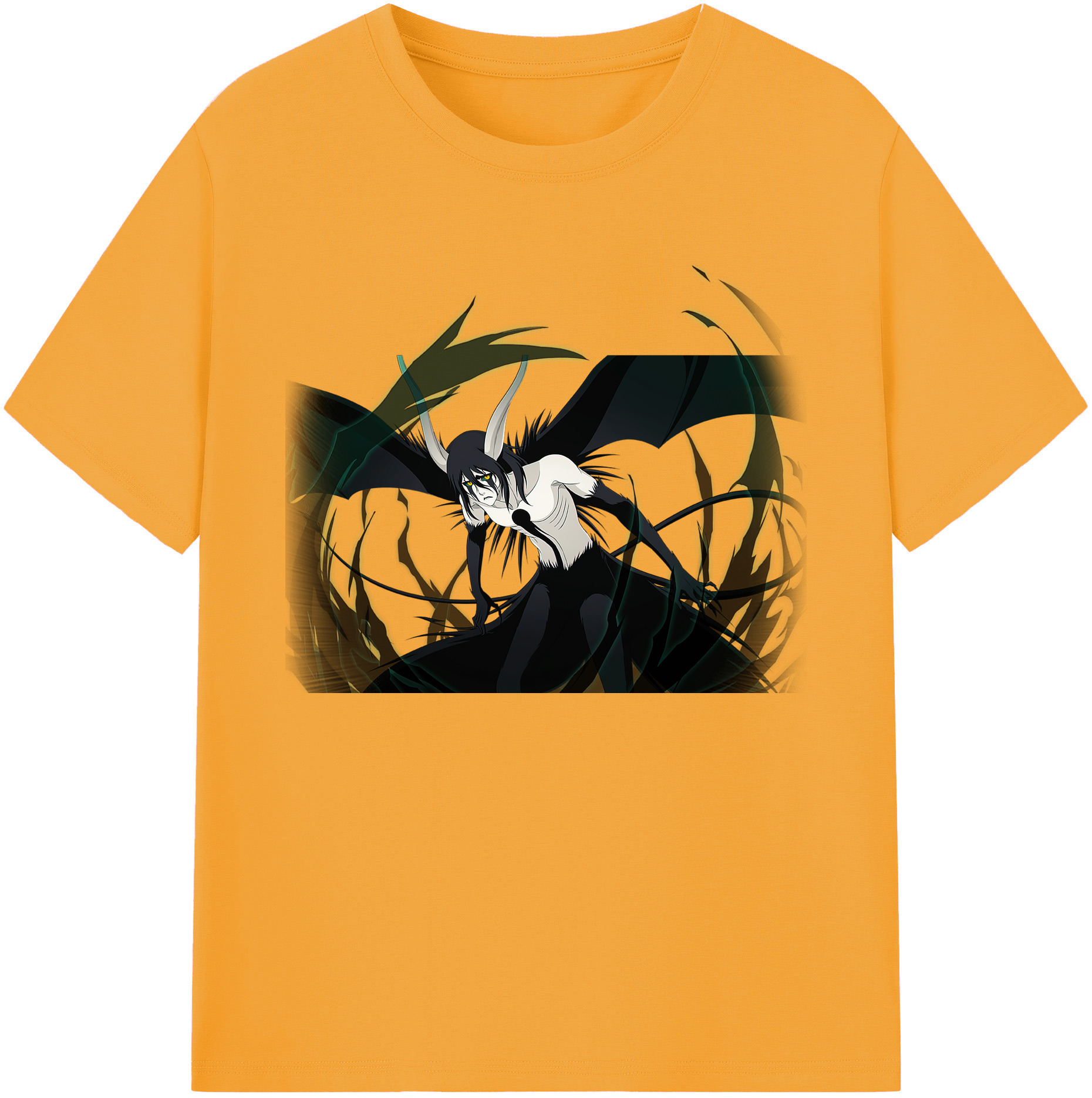 （画像用） ブリーチ ウルキオラ·シファー BLEACH Ulquiorra cifer 綿100％ メンズ半袖Tシャツ｜肌触りやわらか＆通気性