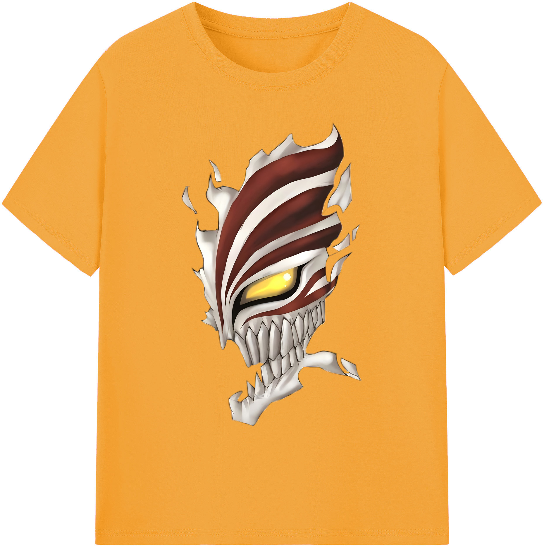 （画像用） ブリーチ 黒崎一護（くろさき いちご）BLEACH Kurosaki Ichigo 綿100％ メンズ半袖Tシャツ｜肌触りやわらか＆通気性