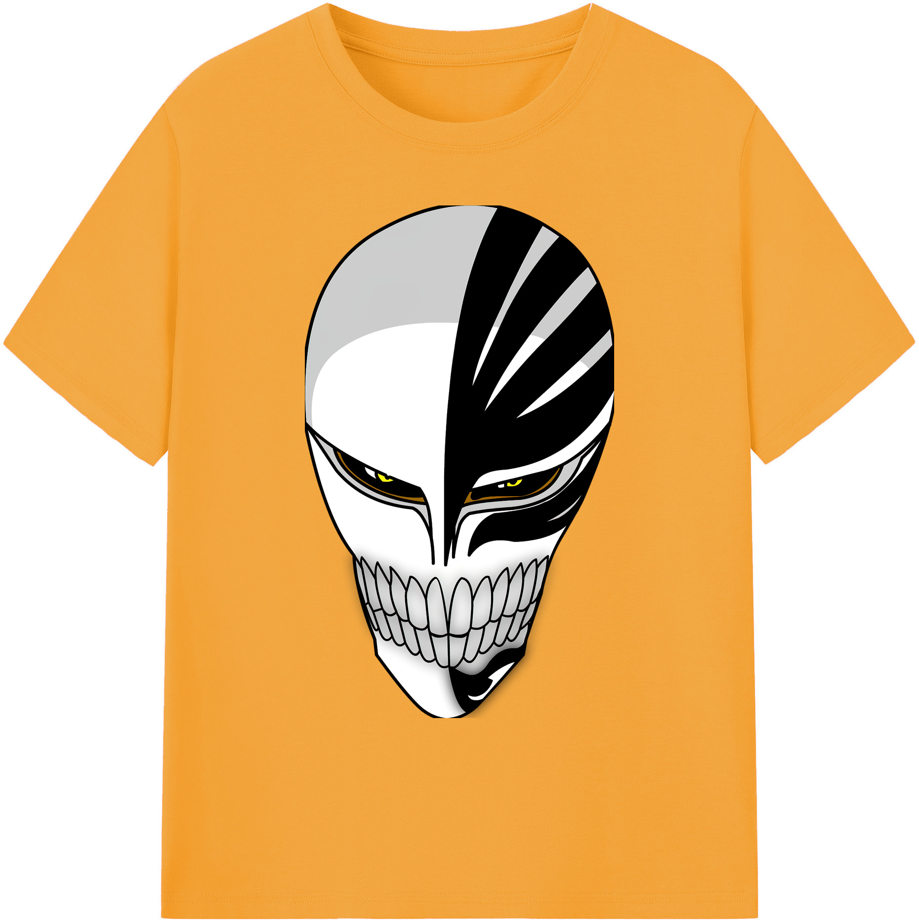 （画像用） ブリーチ 黒崎一護（くろさき いちご）BLEACH Kurosaki Ichigo 綿100％ メンズ半袖Tシャツ｜肌触りやわらか＆通気性