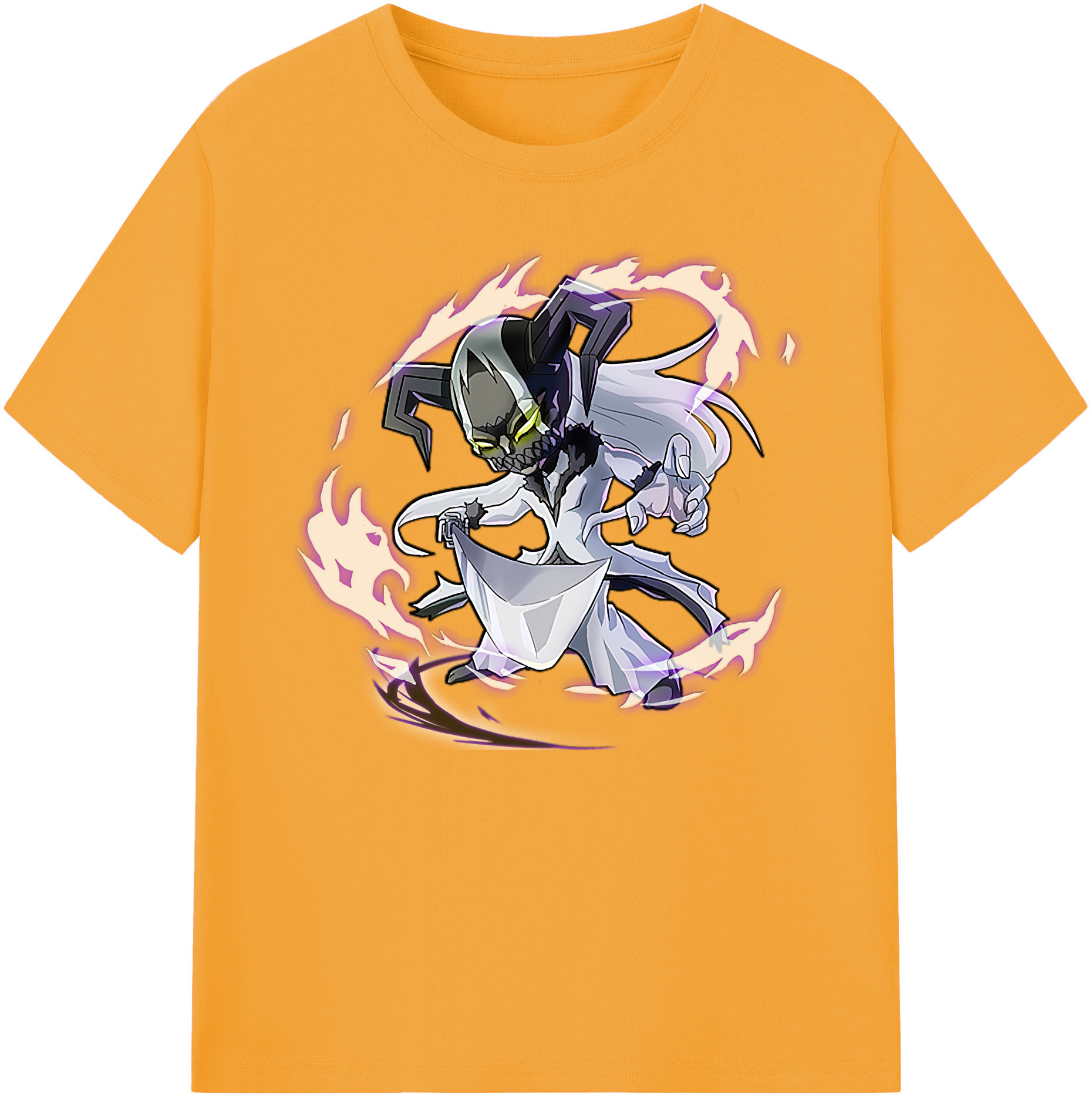 （画像用） ブリーチ 黒崎一護（くろさき いちご）BLEACH Kurosaki Ichigo 綿100％ メンズ半袖Tシャツ｜肌触りやわらか＆通気性