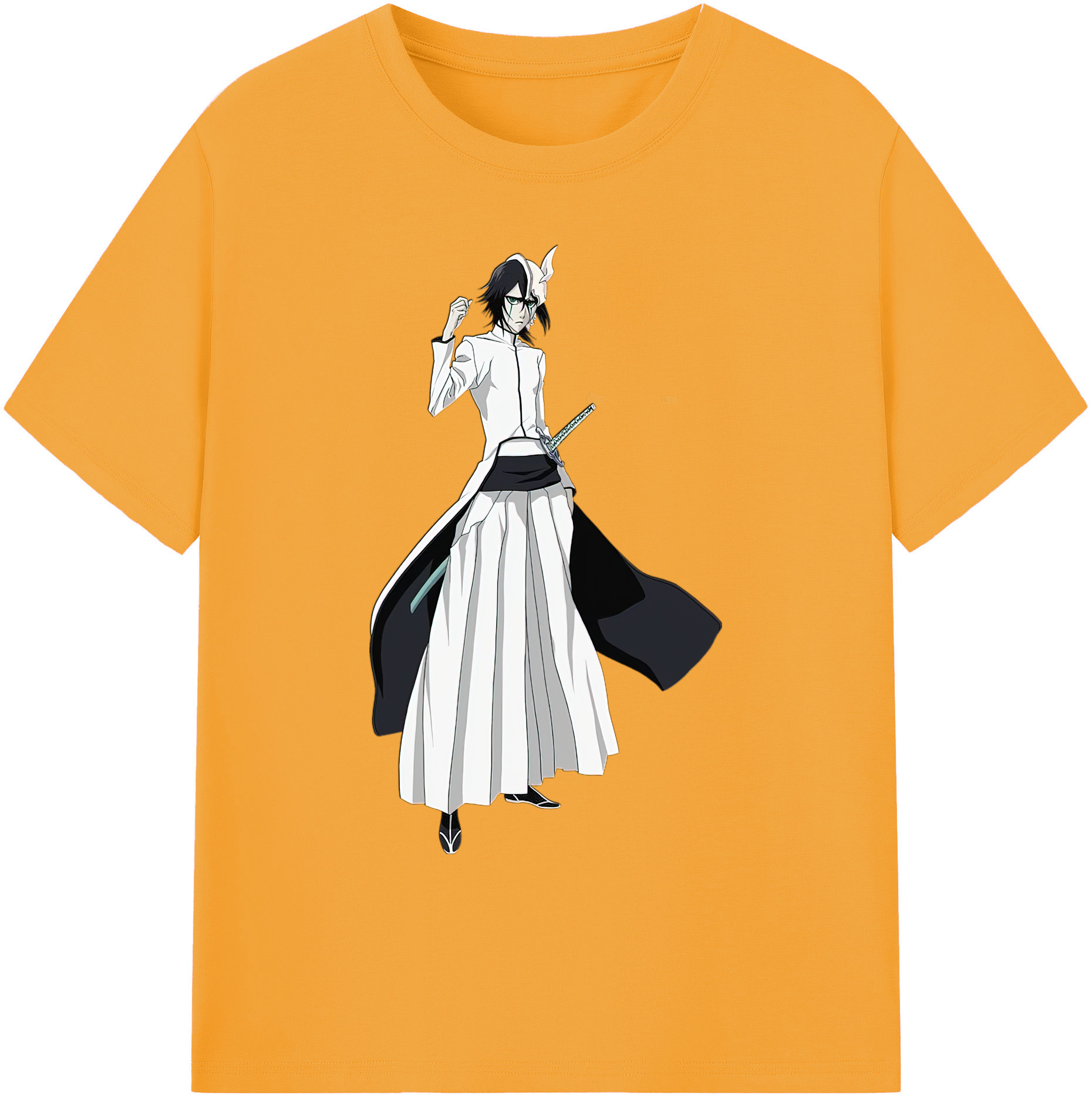 （画像用） ブリーチ ウルキオラ·シファー BLEACH Ulquiorra cifer 綿100％ メンズ半袖Tシャツ｜肌触りやわらか＆通気性