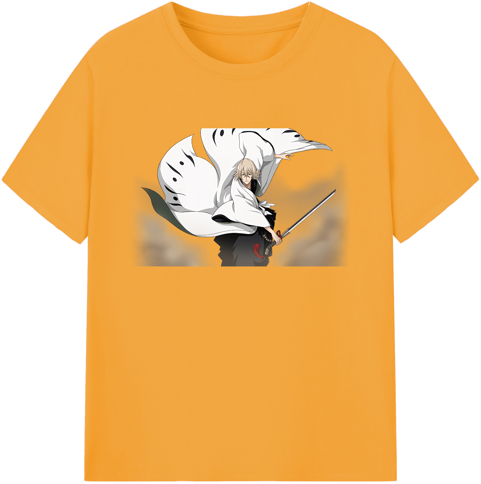 （画像用） "ブリーチ 浦原 喜助（うらはら きすけ） BLEACH Urahara Kisuke " 綿100％ メンズ半袖Tシャツ｜肌触りやわらか＆通気性