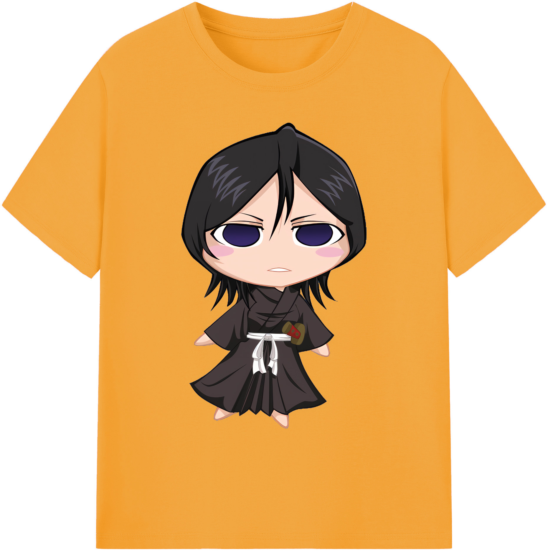 （画像用） ブリーチ 朽木ルキア BLEACH Kuchiki Rukia 綿100％ メンズ半袖Tシャツ｜肌触りやわらか＆通気性