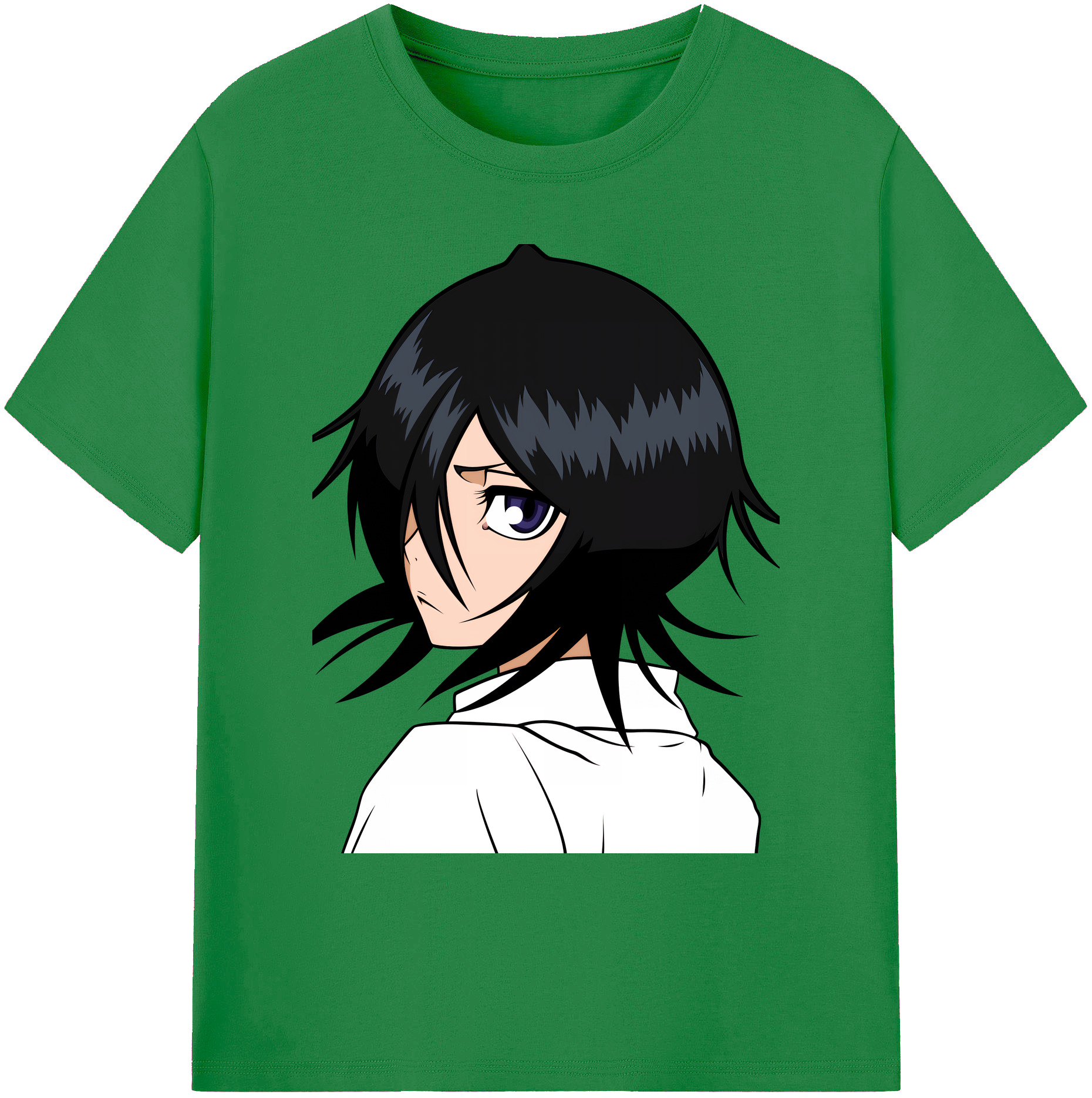 （画像用） ブリーチ 朽木ルキア BLEACH Kuchiki Rukia 綿100％ メンズ半袖Tシャツ｜肌触りやわらか＆通気性