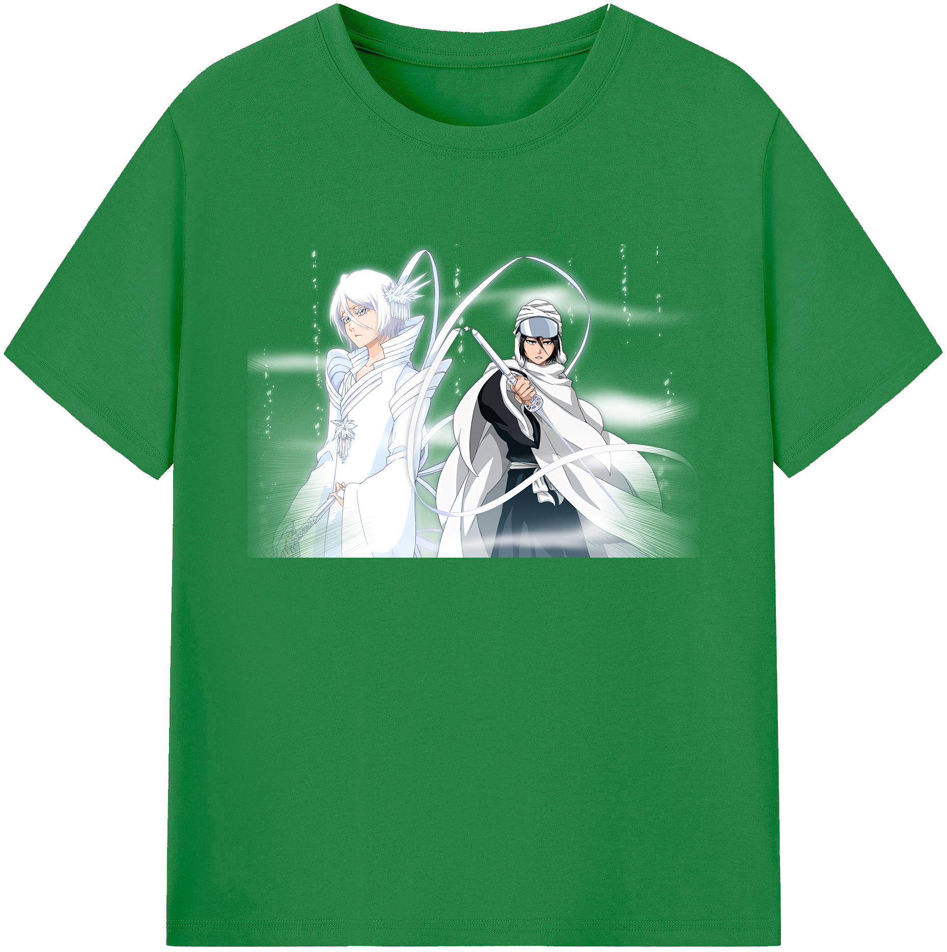 （画像用） ブリーチ 朽木ルキア BLEACH Kuchiki Rukia 綿100％ メンズ半袖Tシャツ｜肌触りやわらか＆通気性