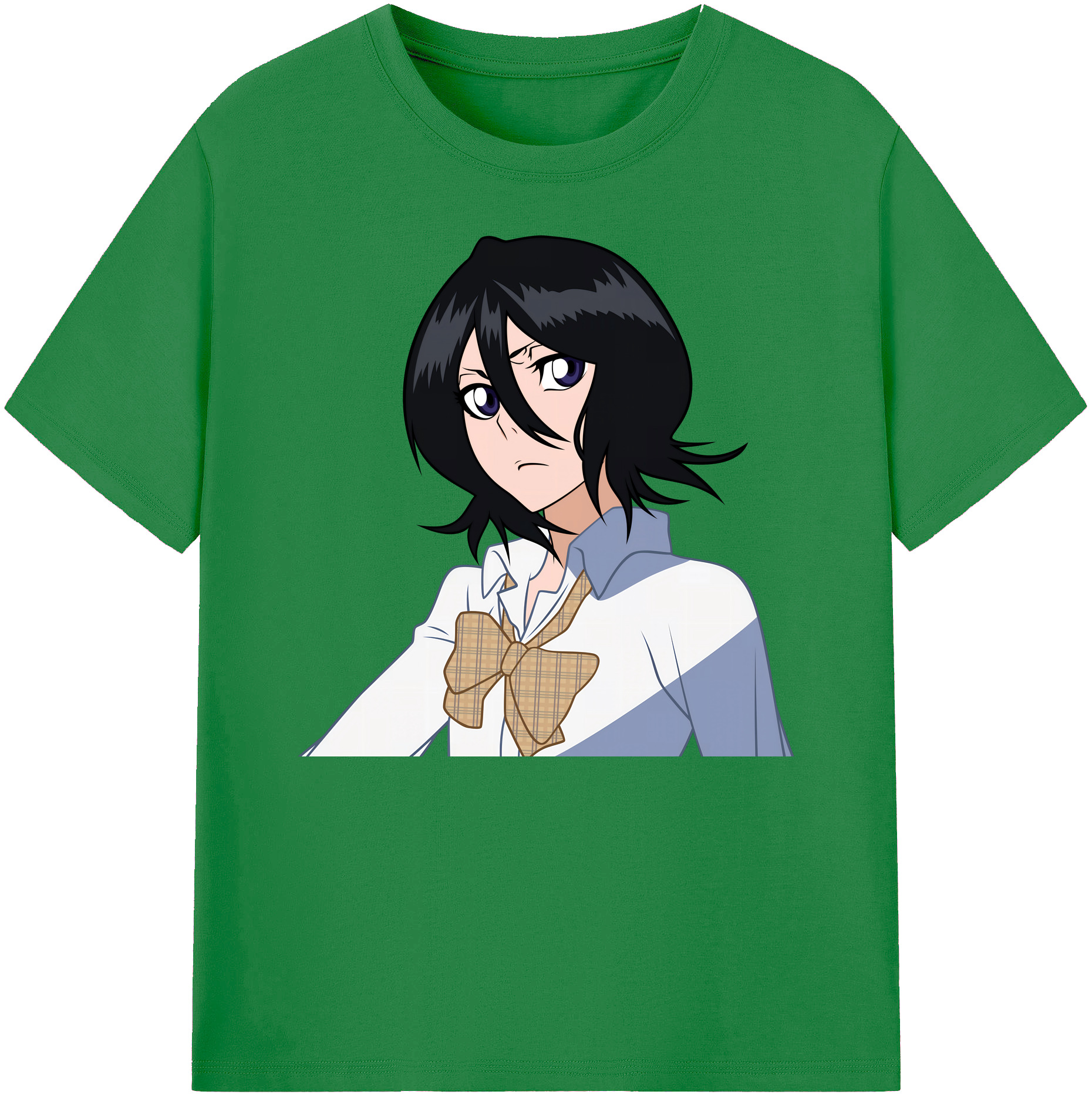 （画像用） ブリーチ 朽木ルキア BLEACH Kuchiki Rukia 綿100％ メンズ半袖Tシャツ｜肌触りやわらか＆通気性