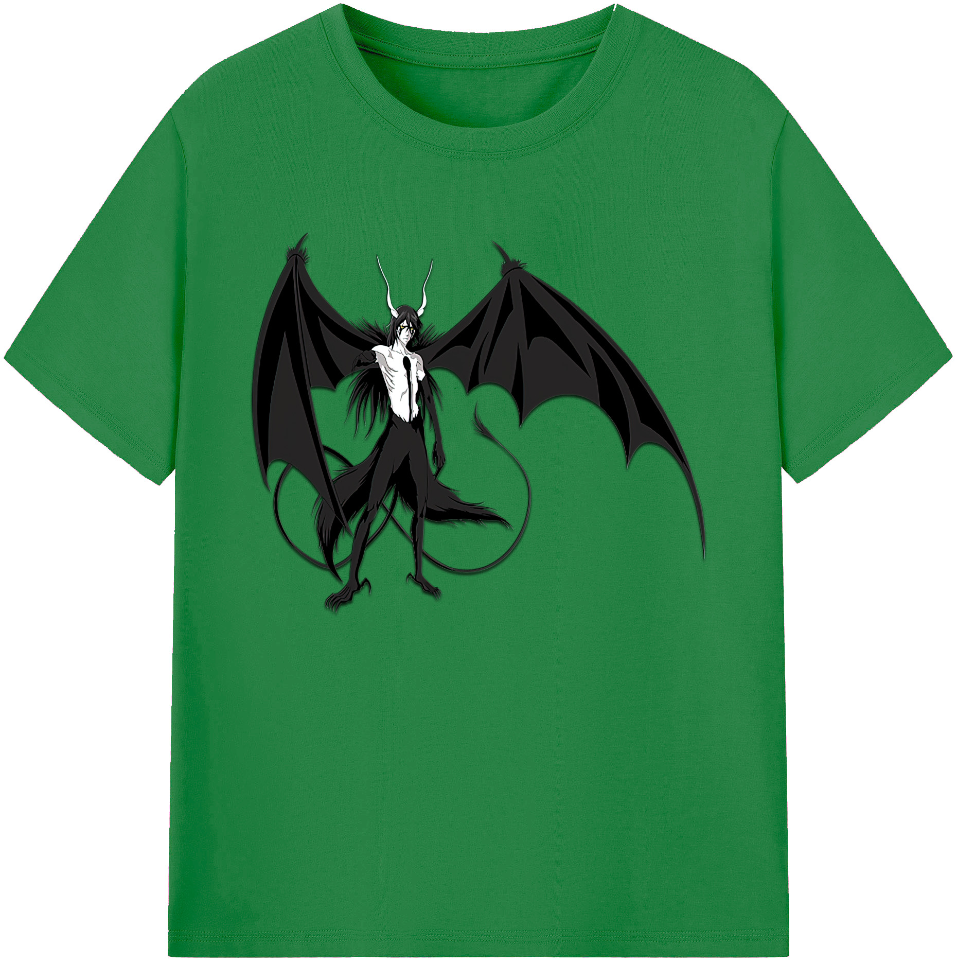 （画像用） ブリーチ ウルキオラ·シファー BLEACH Ulquiorra cifer 綿100％ メンズ半袖Tシャツ｜肌触りやわらか＆通気性