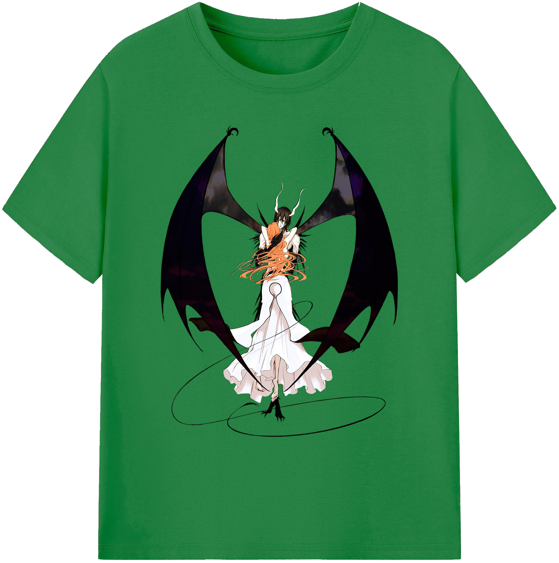 （画像用） ブリーチ ウルキオラ·シファー BLEACH Ulquiorra cifer 綿100％ メンズ半袖Tシャツ｜肌触りやわらか＆通気性