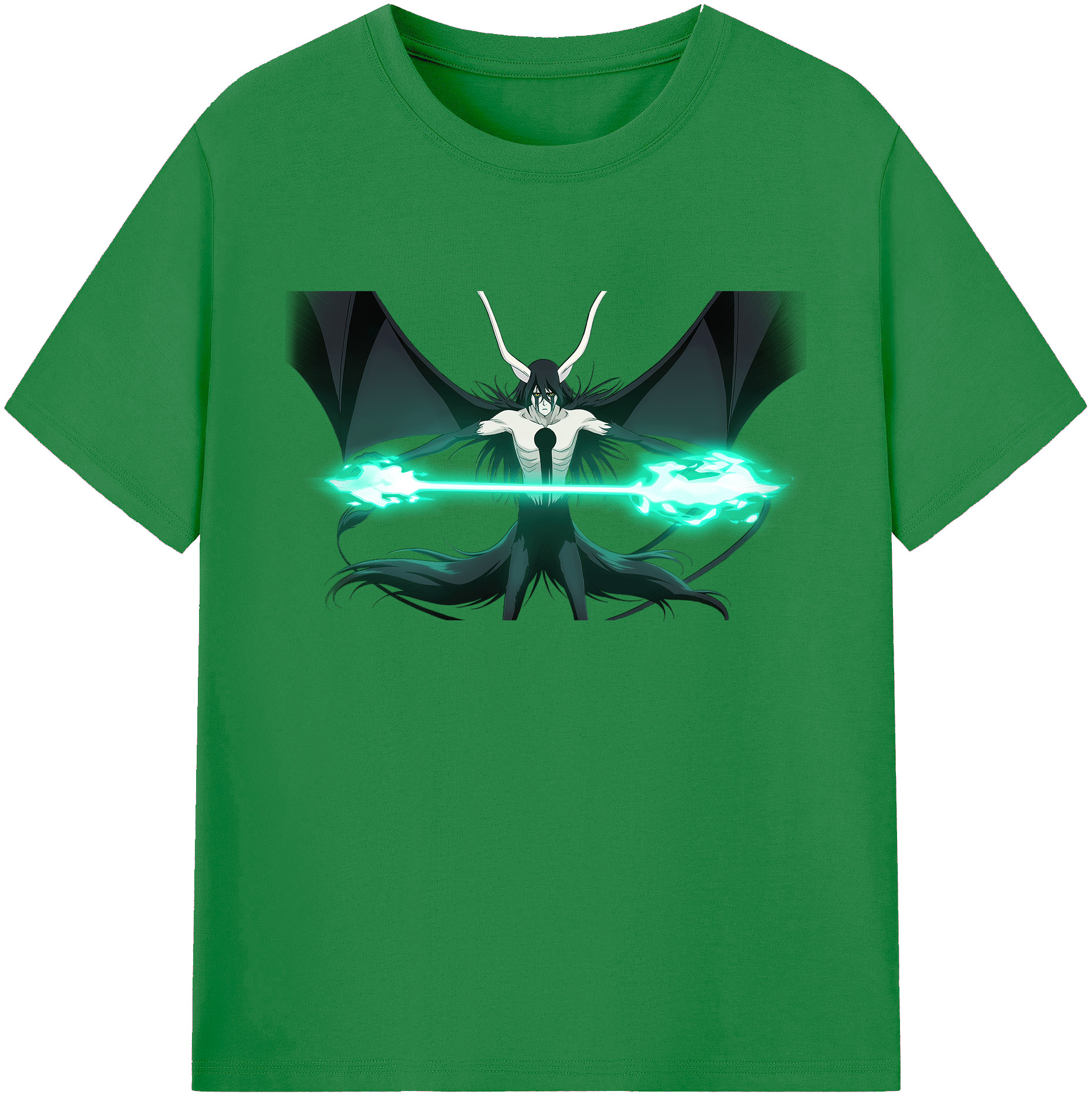 （画像用） ブリーチ ウルキオラ·シファー BLEACH Ulquiorra cifer 綿100％ メンズ半袖Tシャツ｜肌触りやわらか＆通気性