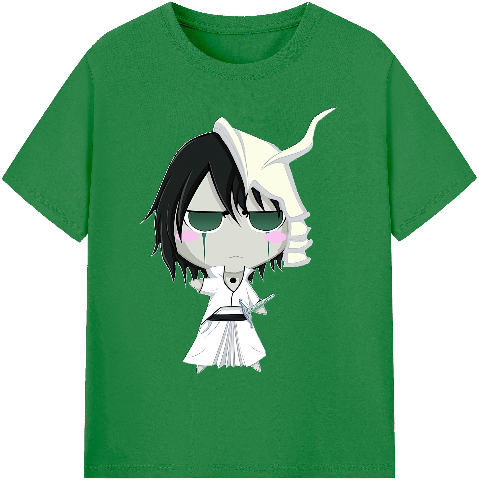 （画像用） ブリーチ ウルキオラ·シファー BLEACH Ulquiorra cifer 綿100％ メンズ半袖Tシャツ｜肌触りやわらか＆通気性