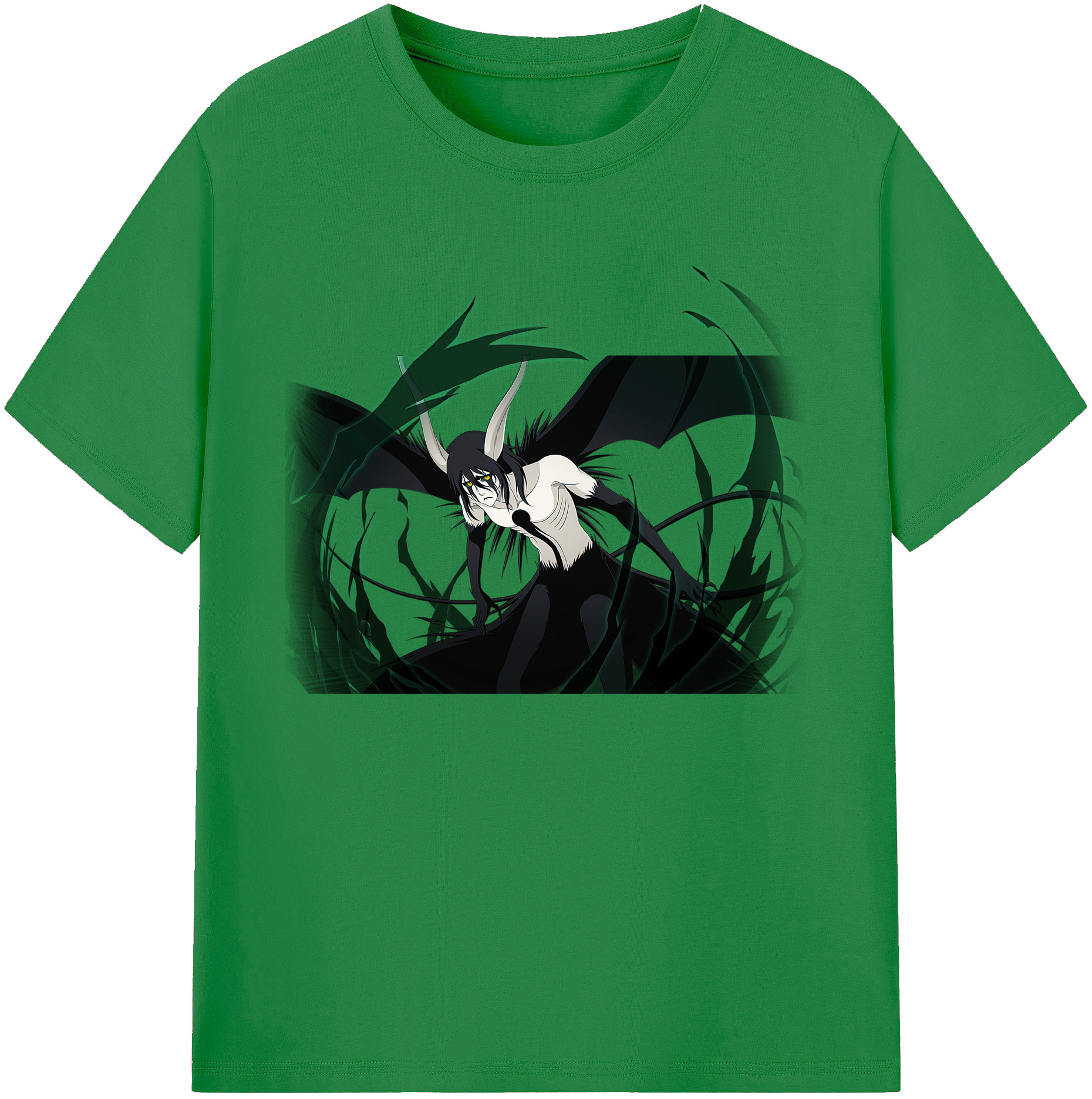 （画像用） ブリーチ ウルキオラ·シファー BLEACH Ulquiorra cifer 綿100％ メンズ半袖Tシャツ｜肌触りやわらか＆通気性