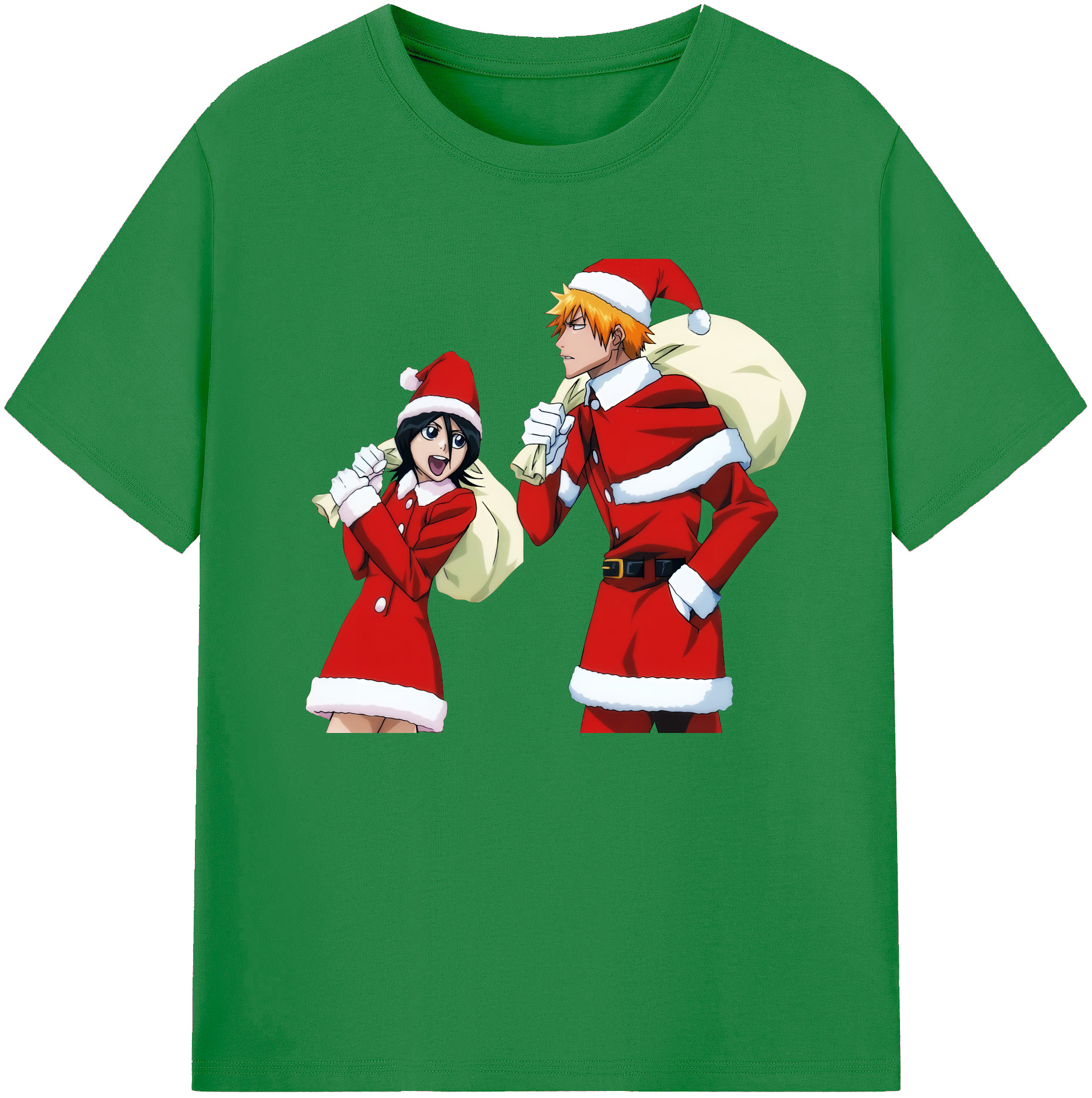 （画像用） ブリーチ 朽木ルキア BLEACH Kuchiki Rukia 綿100％ メンズ半袖Tシャツ｜肌触りやわらか＆通気性