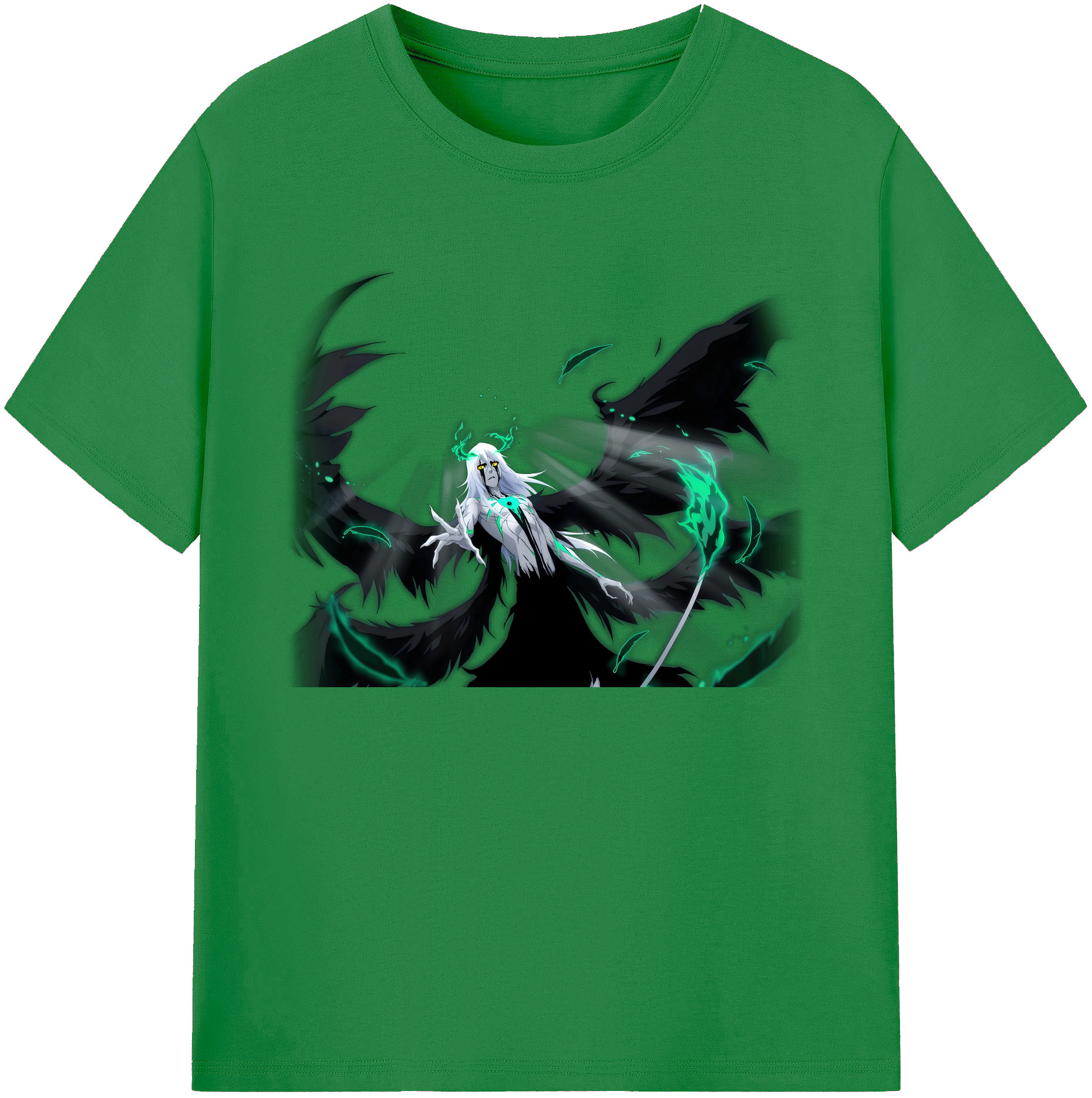 （画像用） ブリーチ ウルキオラ·シファー BLEACH Ulquiorra cifer 綿100％ メンズ半袖Tシャツ｜肌触りやわらか＆通気性