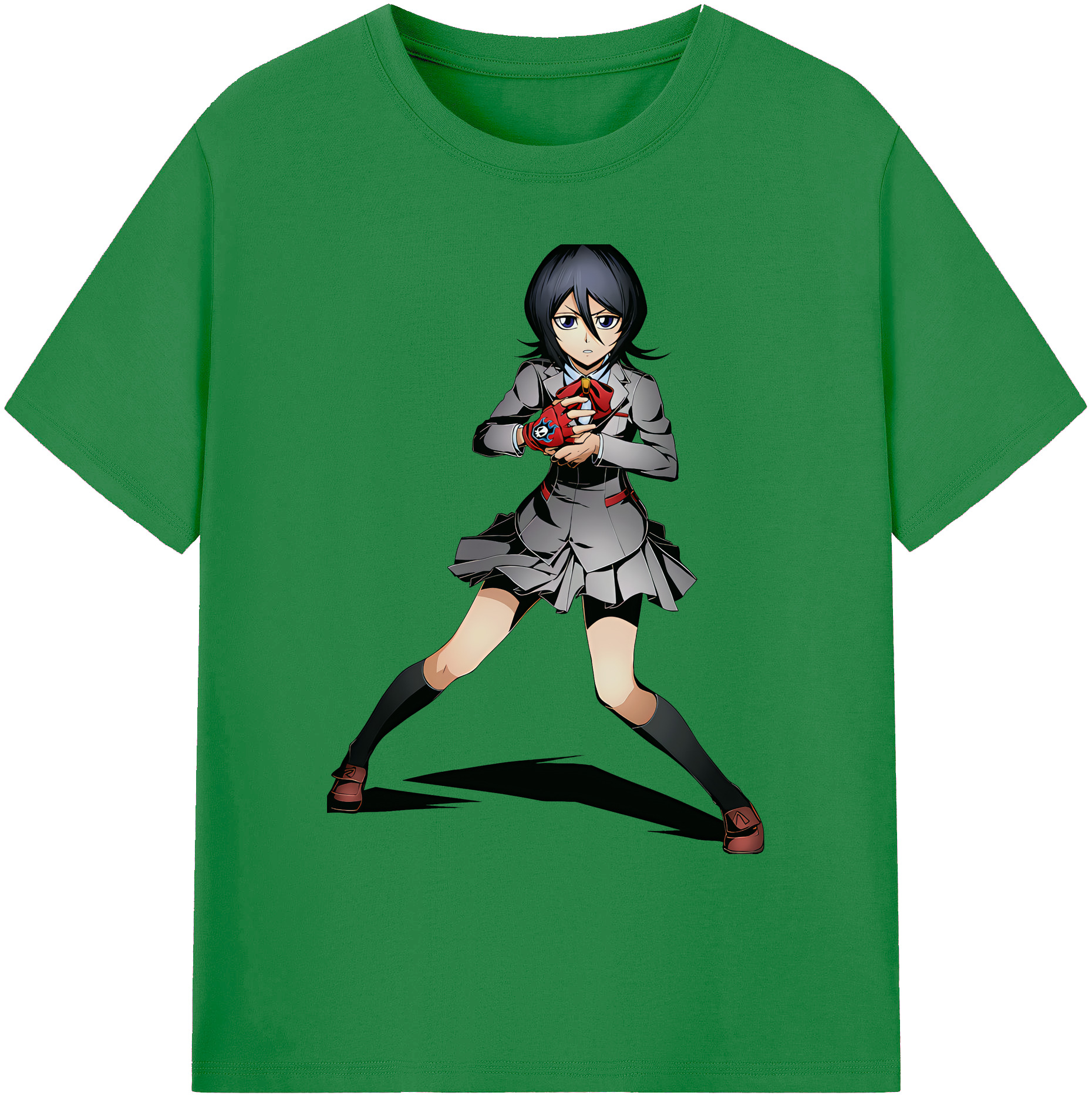 （画像用） ブリーチ 朽木ルキア BLEACH Kuchiki Rukia 綿100％ メンズ半袖Tシャツ｜肌触りやわらか＆通気性