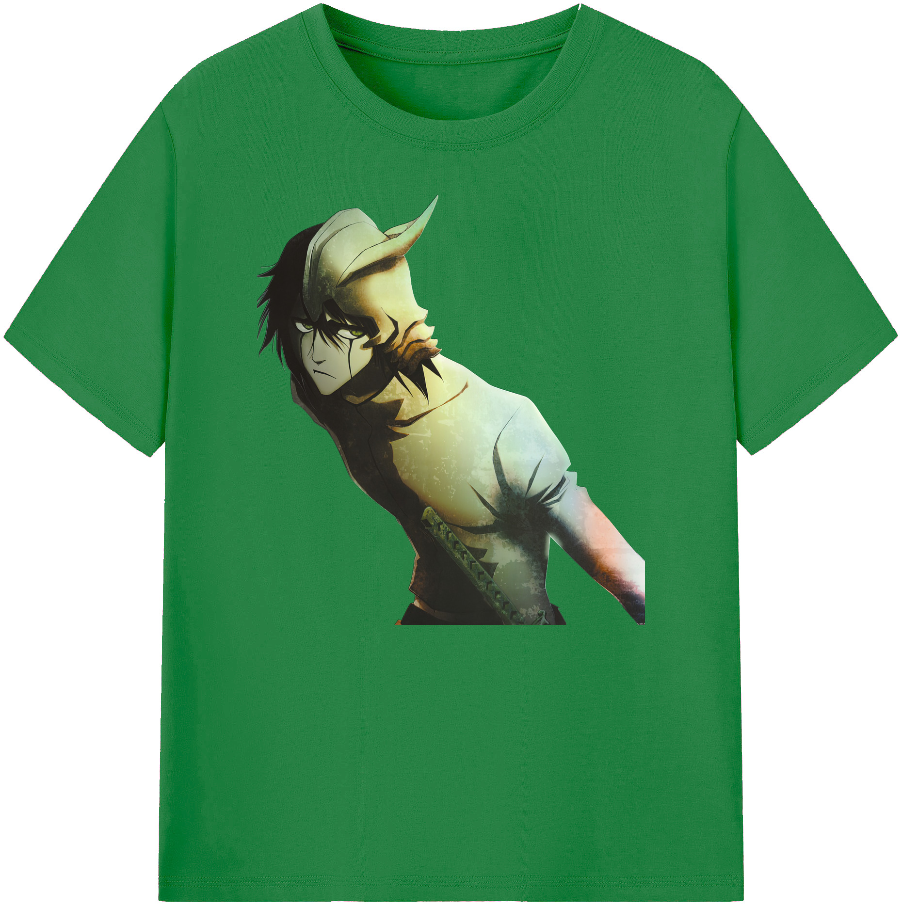 （画像用） ブリーチ ウルキオラ·シファー BLEACH Ulquiorra cifer 綿100％ メンズ半袖Tシャツ｜肌触りやわらか＆通気性