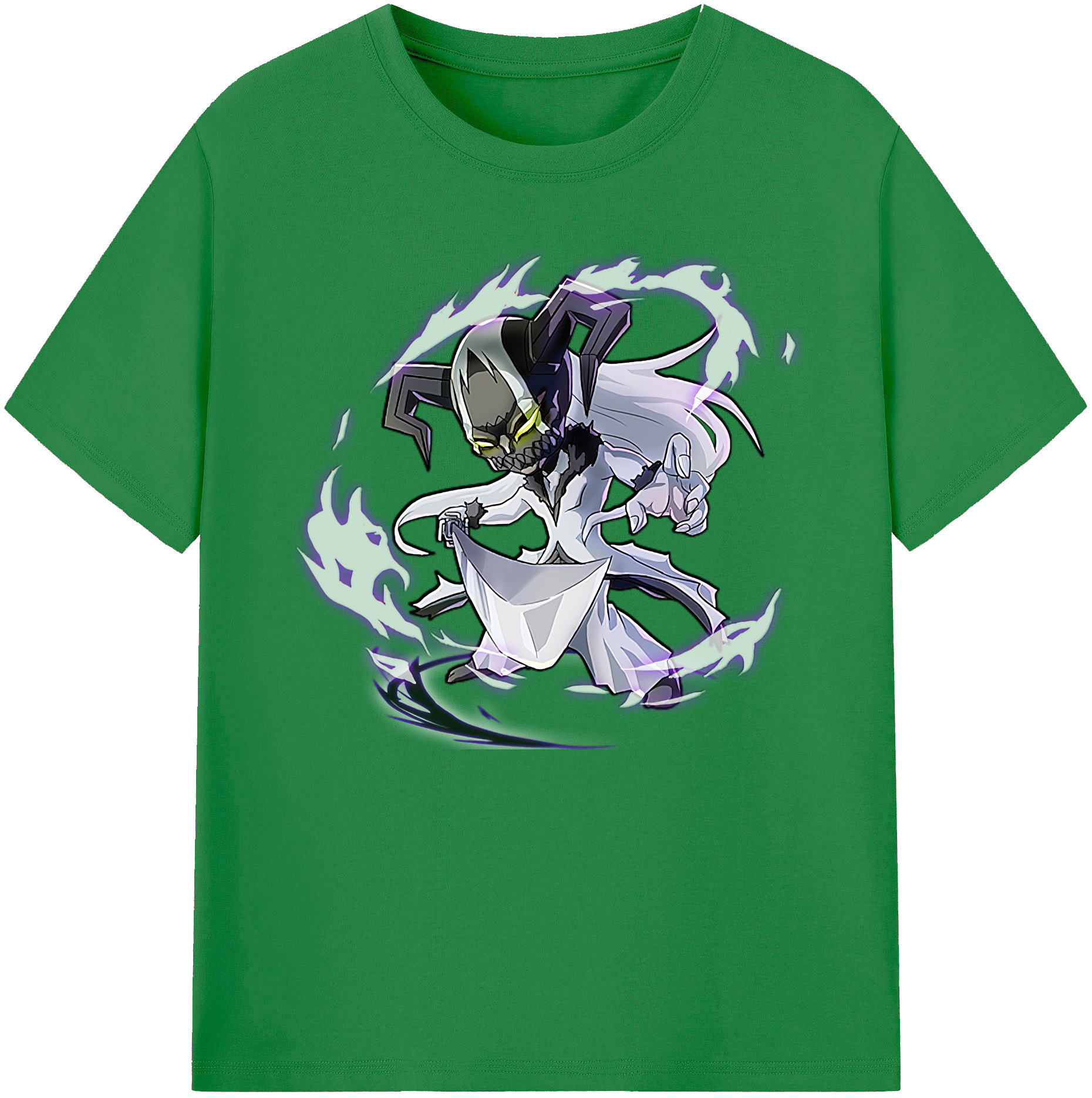 （画像用） ブリーチ 黒崎一護（くろさき いちご）BLEACH Kurosaki Ichigo 綿100％ メンズ半袖Tシャツ｜肌触りやわらか＆通気性