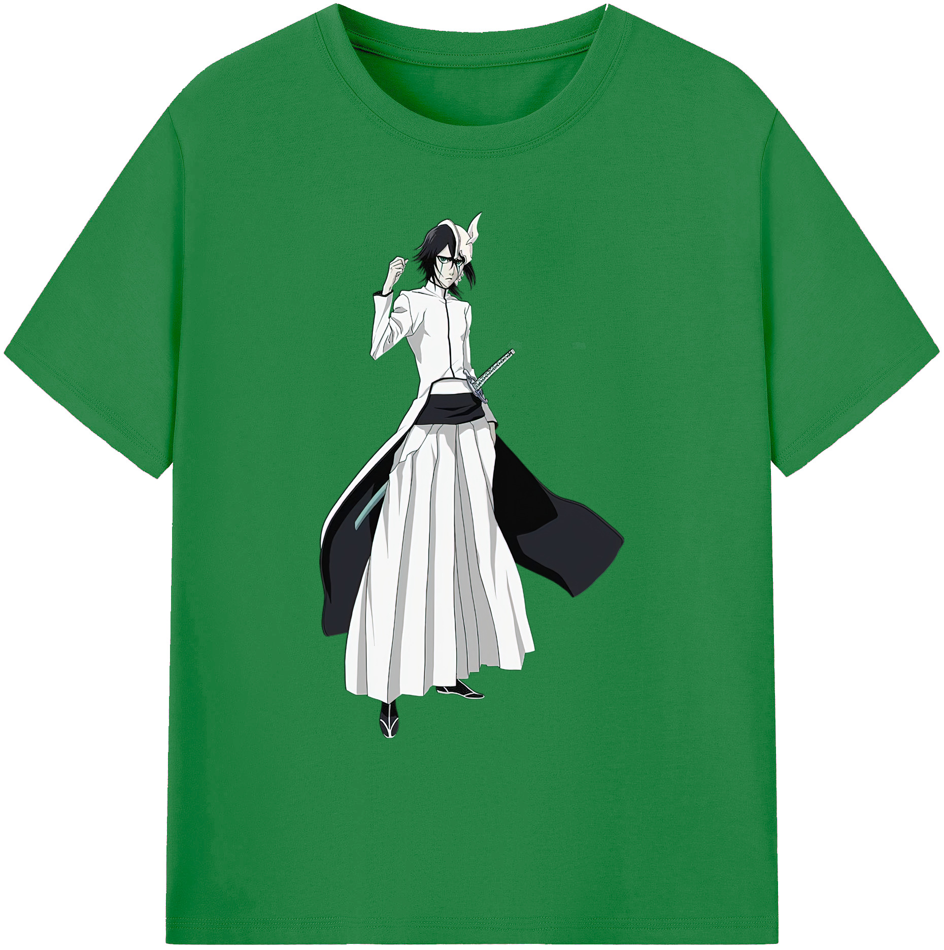 （画像用） ブリーチ ウルキオラ·シファー BLEACH Ulquiorra cifer 綿100％ メンズ半袖Tシャツ｜肌触りやわらか＆通気性