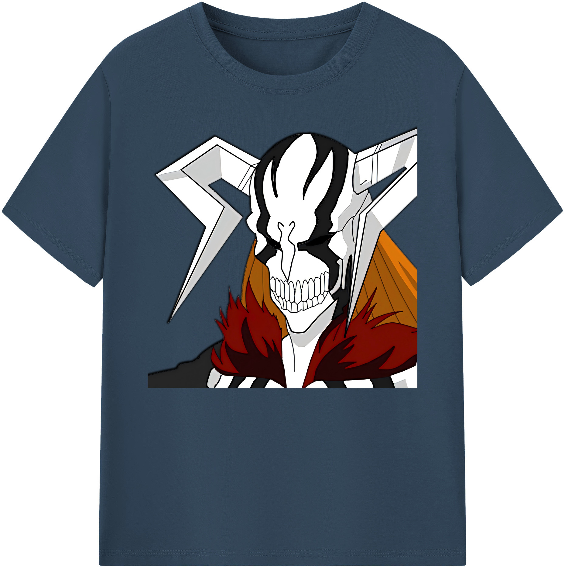 （画像用） ブリーチ 黒崎一護（くろさき いちご）BLEACH Kurosaki Ichigo 綿100％ メンズ半袖Tシャツ｜肌触りやわらか＆通気性