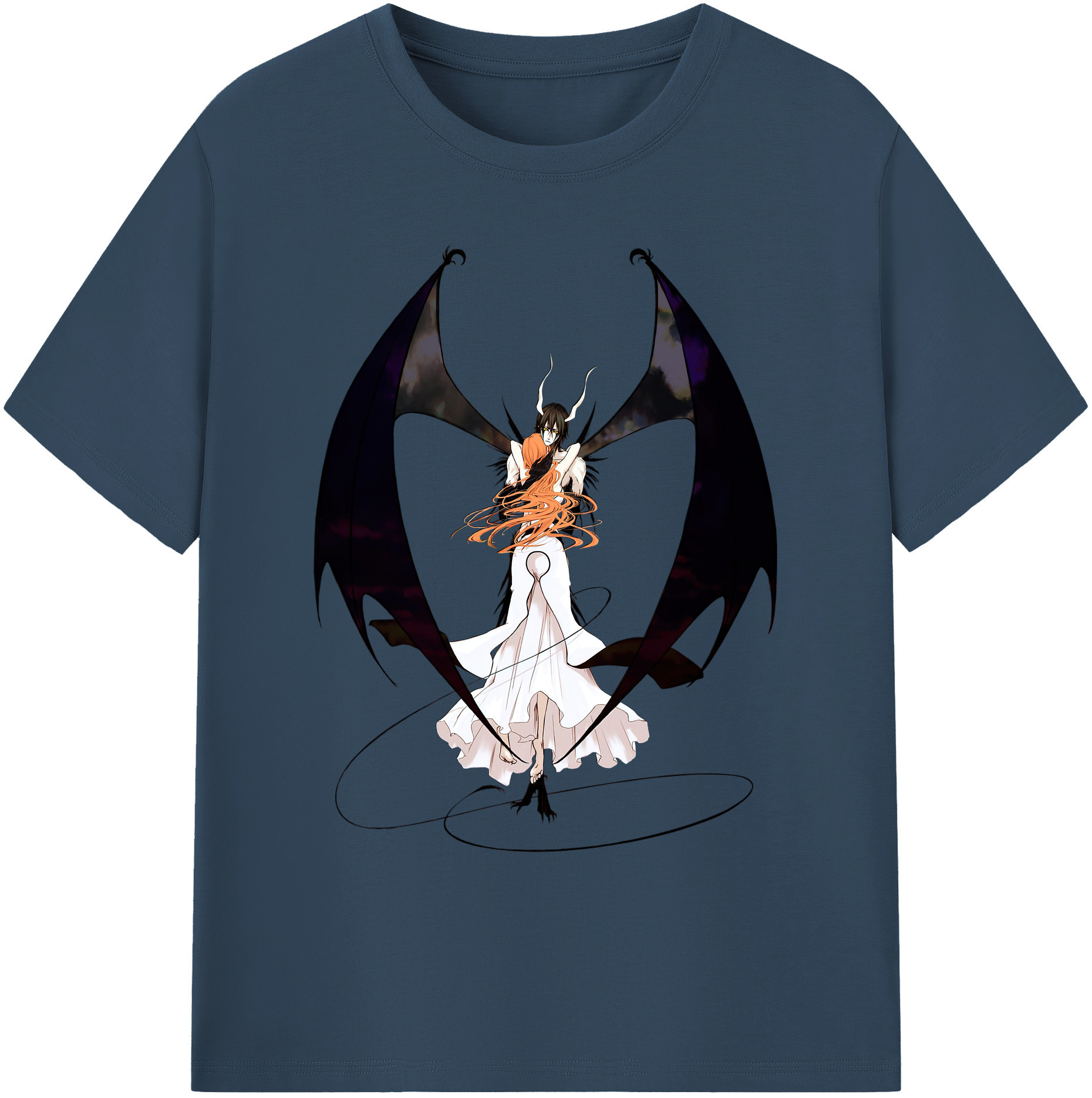 （画像用） ブリーチ ウルキオラ·シファー BLEACH Ulquiorra cifer 綿100％ メンズ半袖Tシャツ｜肌触りやわらか＆通気性