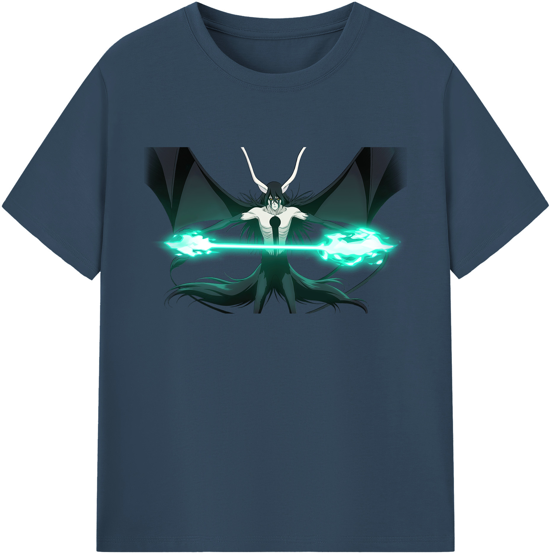 （画像用） ブリーチ ウルキオラ·シファー BLEACH Ulquiorra cifer 綿100％ メンズ半袖Tシャツ｜肌触りやわらか＆通気性