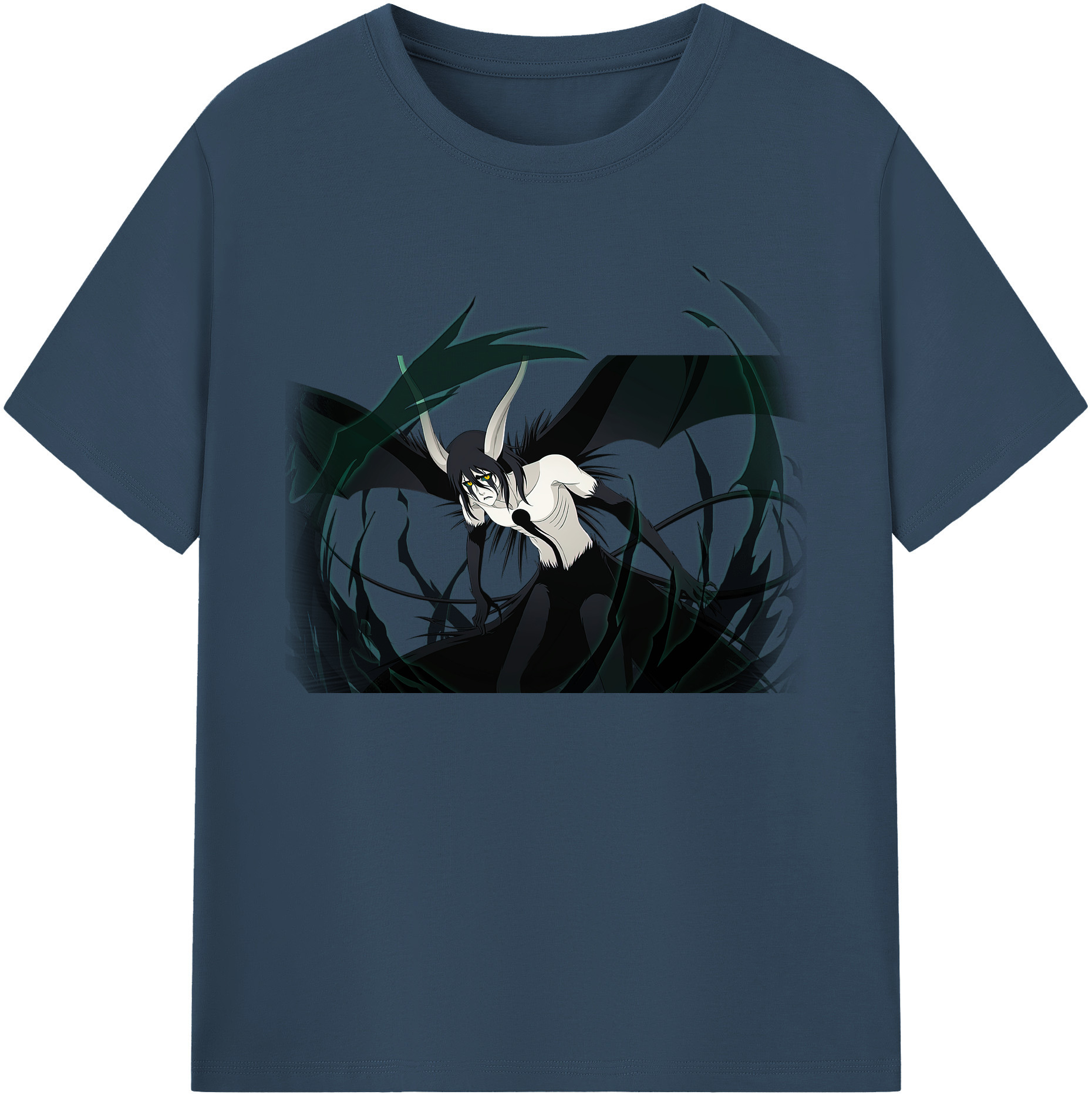 （画像用） ブリーチ ウルキオラ·シファー BLEACH Ulquiorra cifer 綿100％ メンズ半袖Tシャツ｜肌触りやわらか＆通気性