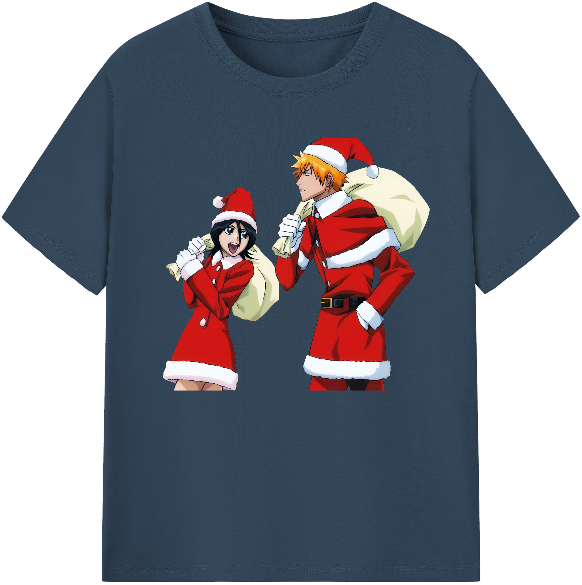 （画像用） ブリーチ 朽木ルキア BLEACH Kuchiki Rukia 綿100％ メンズ半袖Tシャツ｜肌触りやわらか＆通気性