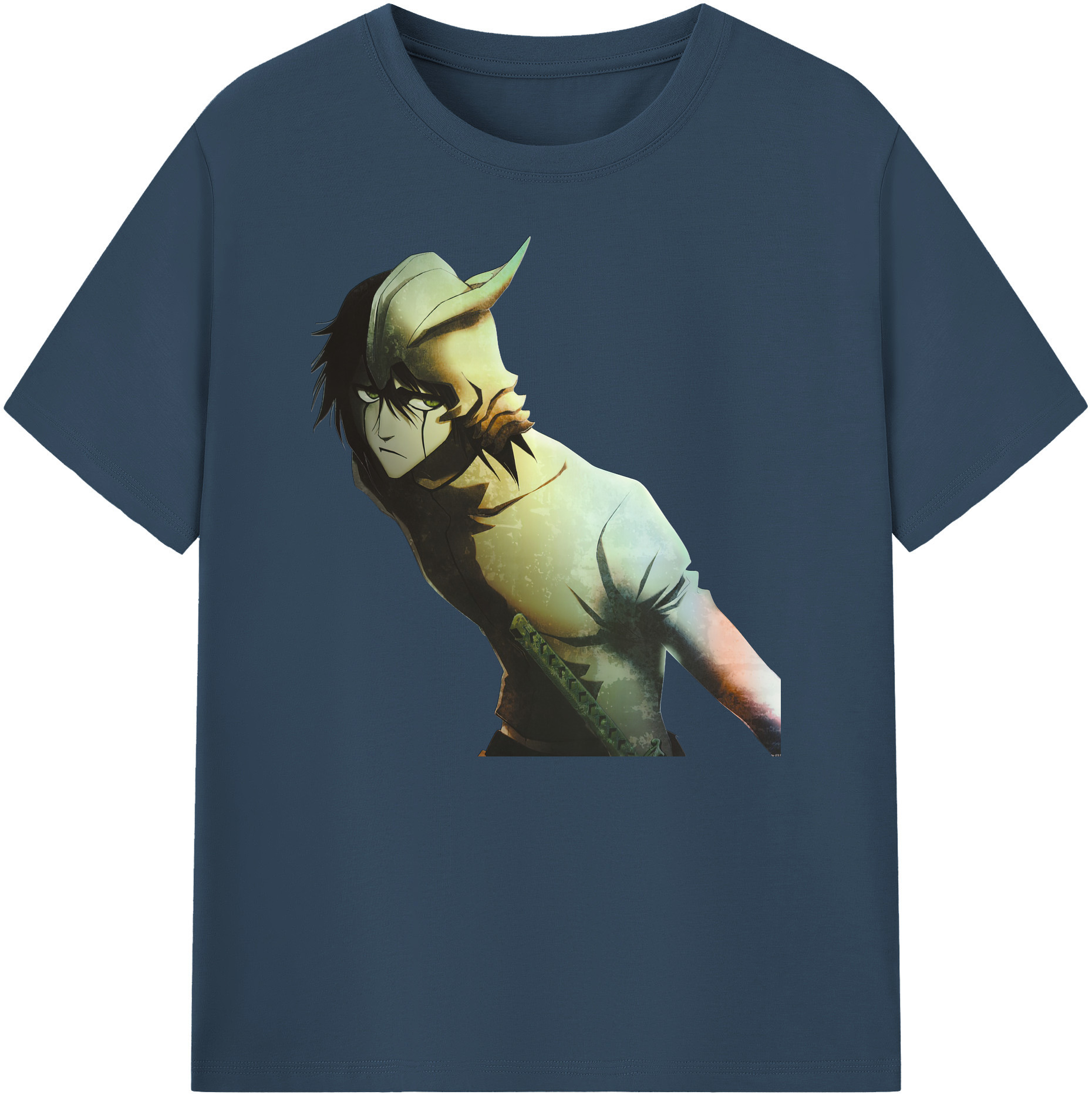 （画像用） ブリーチ ウルキオラ·シファー BLEACH Ulquiorra cifer 綿100％ メンズ半袖Tシャツ｜肌触りやわらか＆通気性