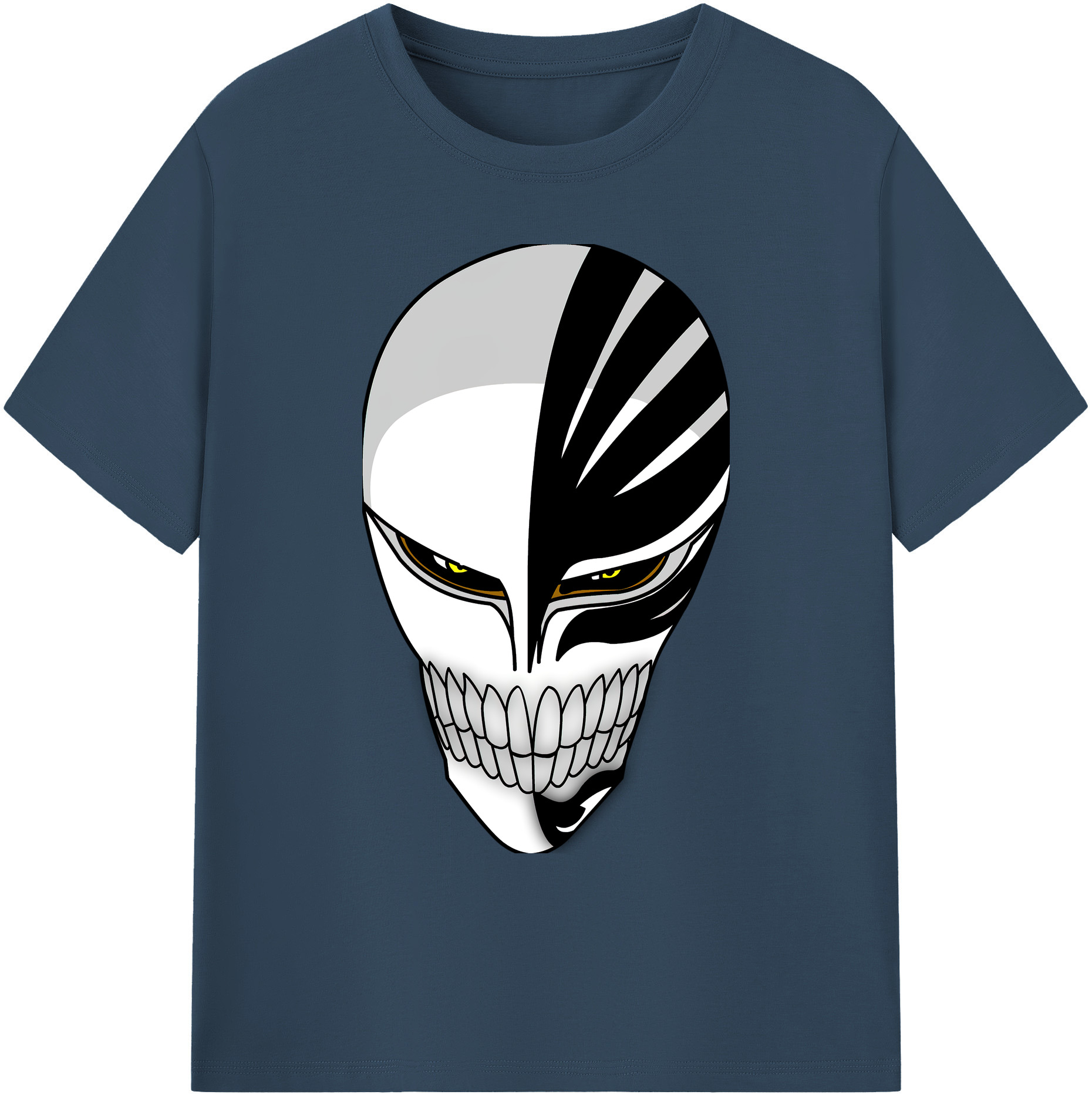 （画像用） ブリーチ 黒崎一護（くろさき いちご）BLEACH Kurosaki Ichigo 綿100％ メンズ半袖Tシャツ｜肌触りやわらか＆通気性