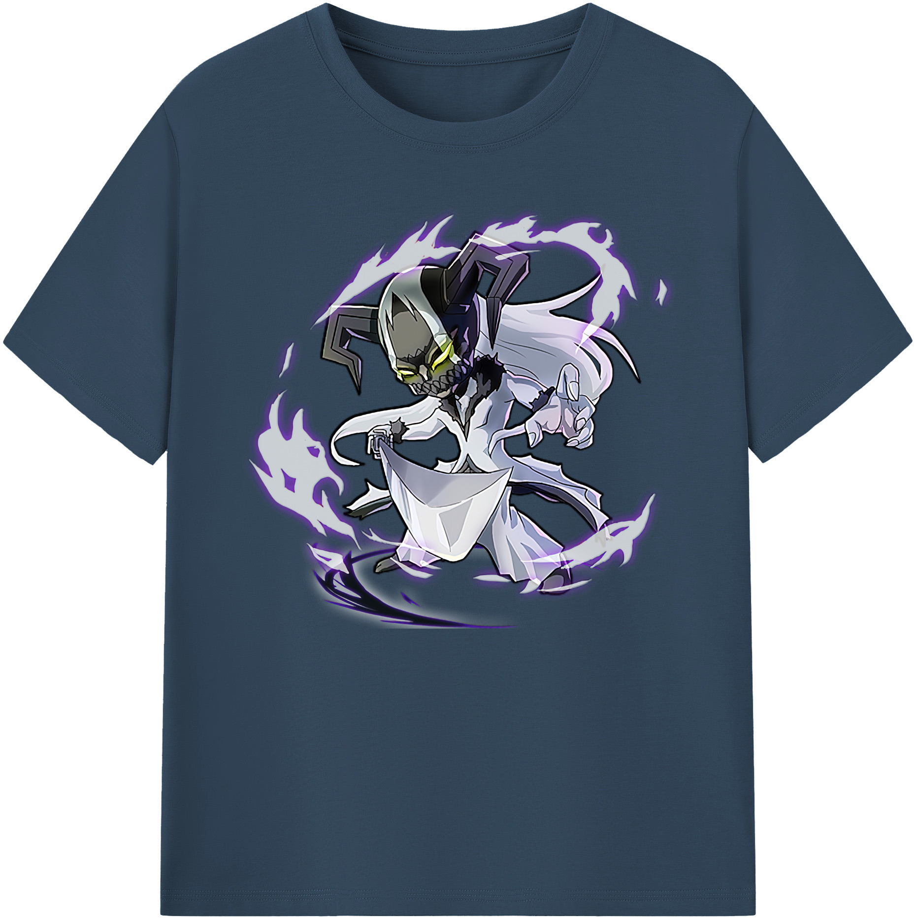 （画像用） ブリーチ 黒崎一護（くろさき いちご）BLEACH Kurosaki Ichigo 綿100％ メンズ半袖Tシャツ｜肌触りやわらか＆通気性
